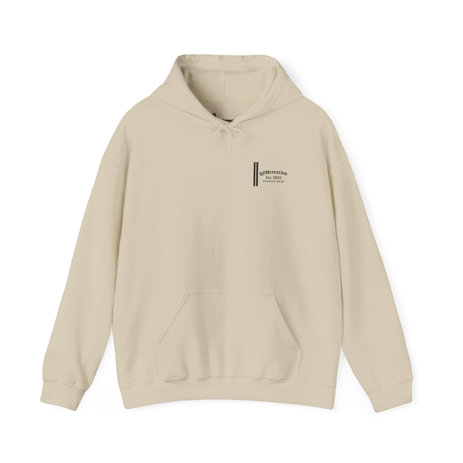 Chic Hoodie with Blah Design - Cozy Unisex Sweatshirt Perfect for Casual Outings, Gifts, Relaxation, Layering, Everyday Wear