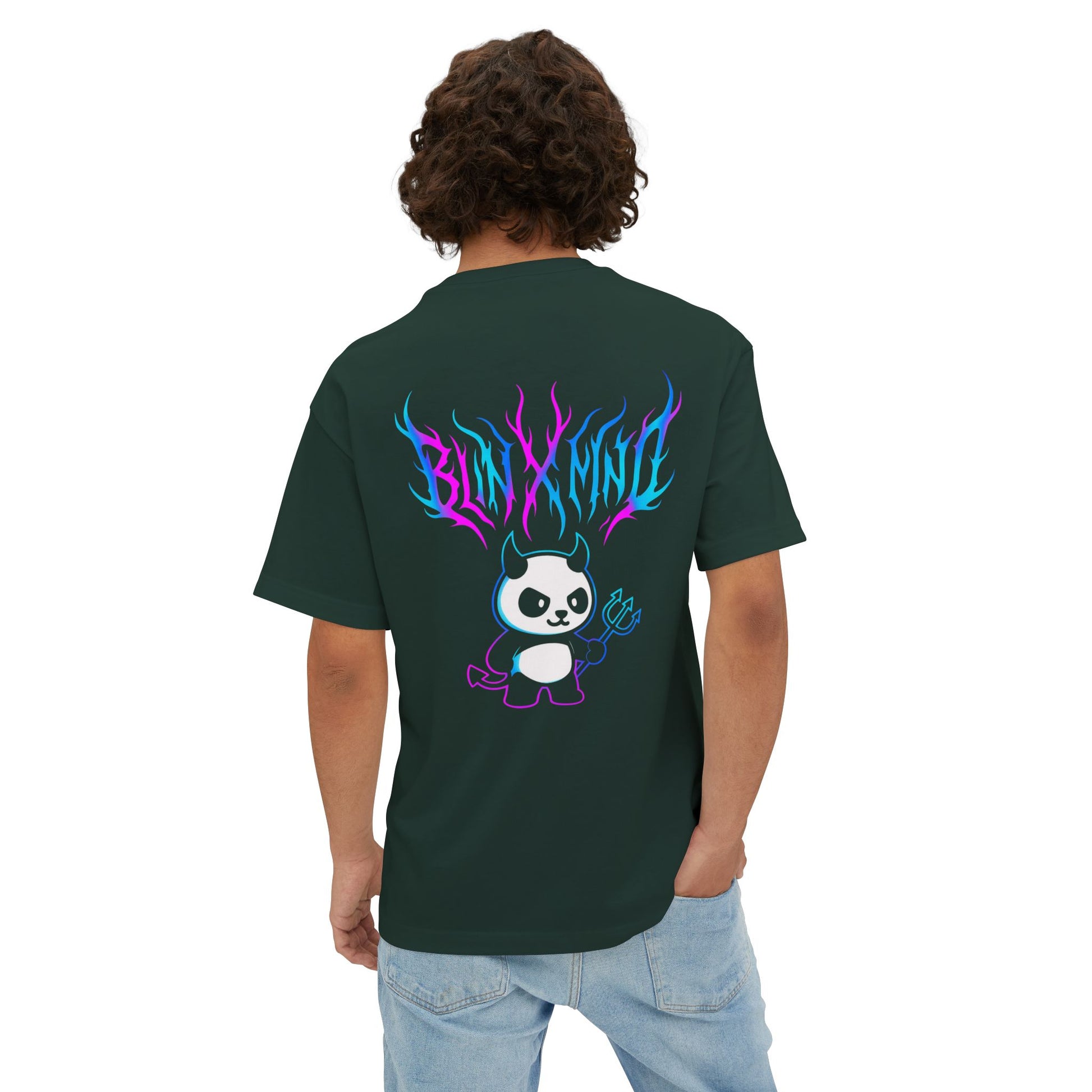 Colorful Graphic Unisex Oversized Boxy Tee, Casual Wear, Streetwear, Everyday Comfort, Unique Gift for Friends