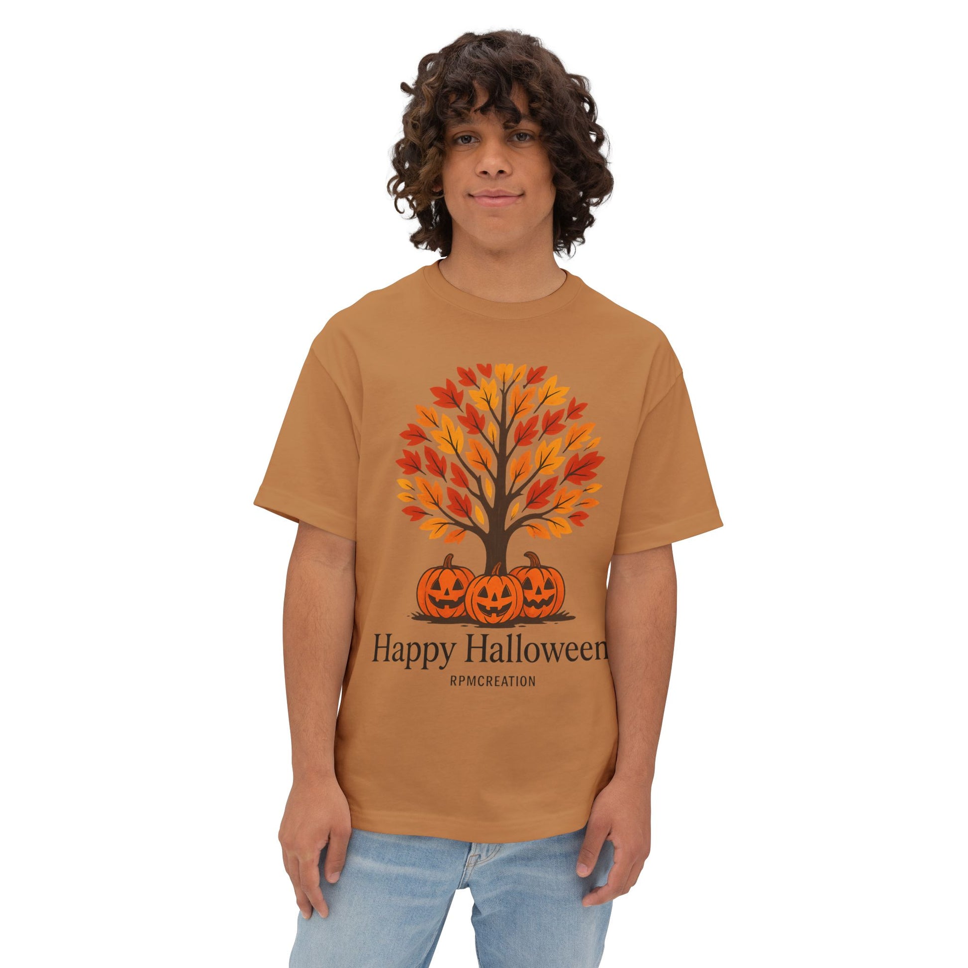 Happy Halloween Unisex Oversized Boxy Tee