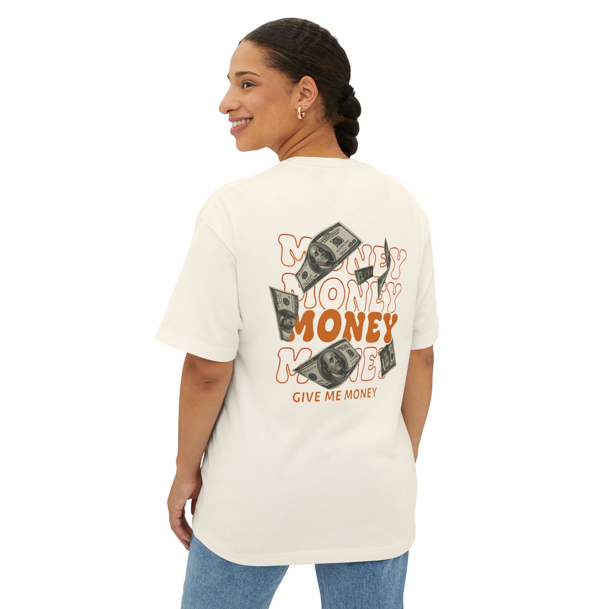 Money Motivated Unisex Oversized Tee, Funny Graphic Tee, Casual Streetwear, Gift for Him/Her, Everyday Wear, Summer Style