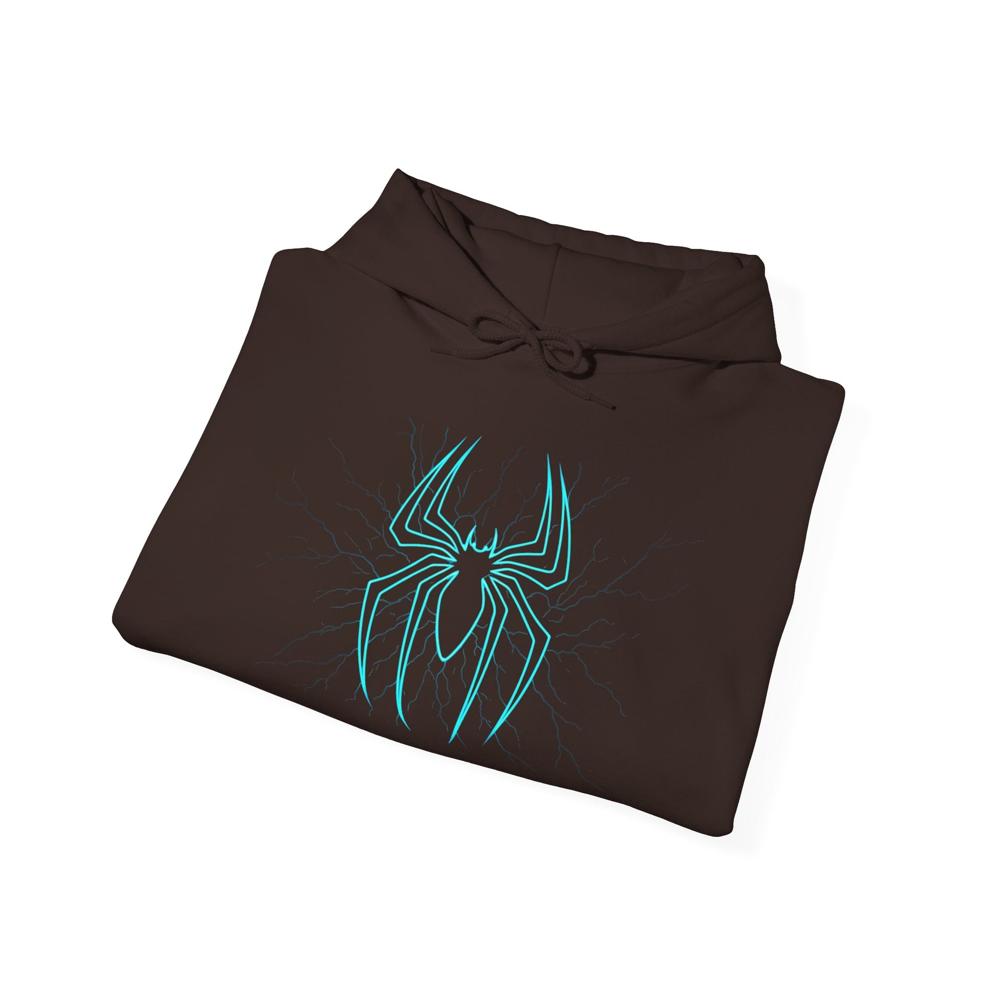 Spider Web Hoodie, Cozy Unisex Sweatshirt, Perfect for Comic Fans, Halloween Apparel, Unique Gift for Teens and Adults
