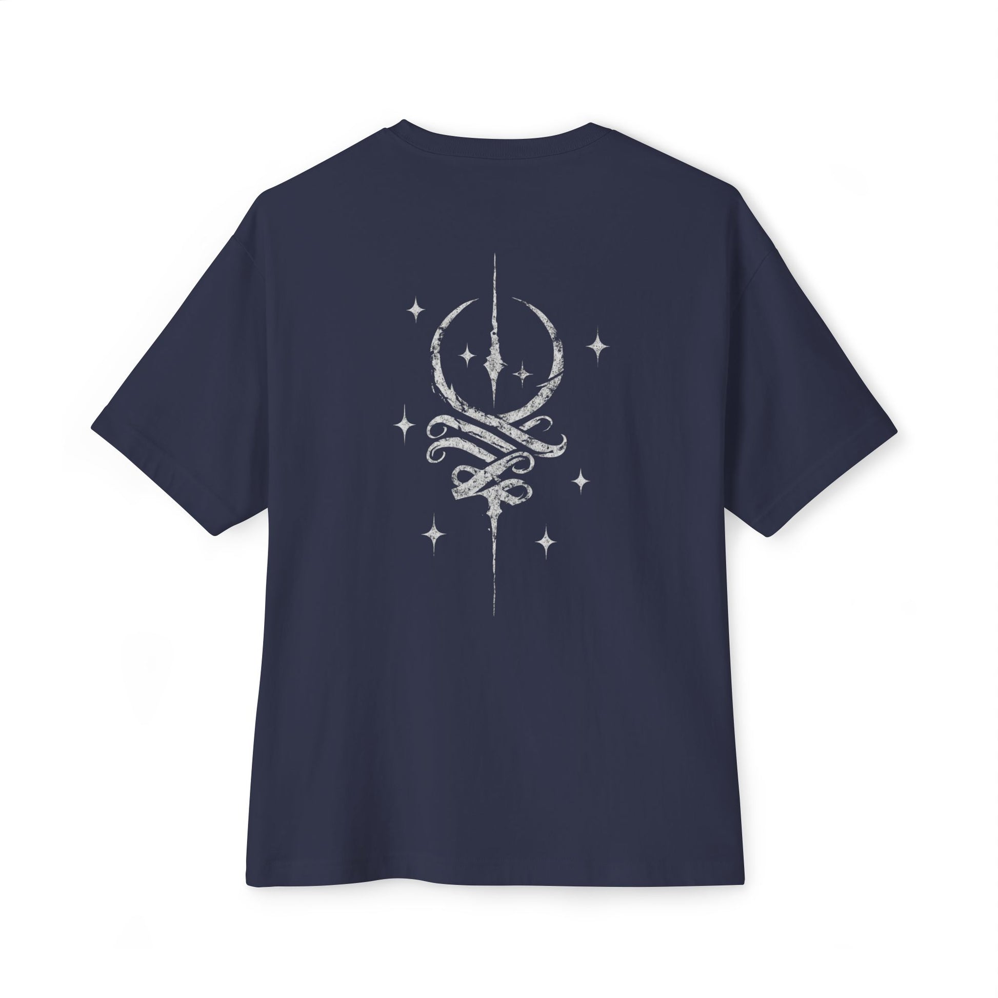 Cosmic Fluid Oversized Tee, Unisex T-Shirt, Streetwear, Trendy Fashion, Everyday Wear, Astrology Gift