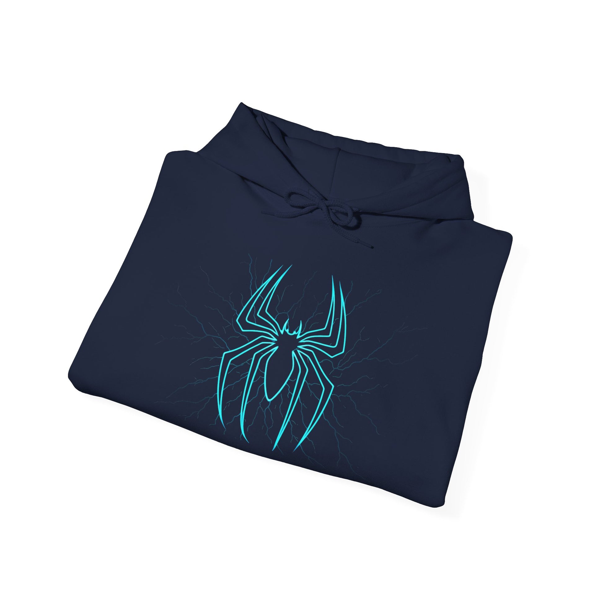 Spider Web Hoodie, Cozy Unisex Sweatshirt, Perfect for Comic Fans, Halloween Apparel, Unique Gift for Teens and Adults