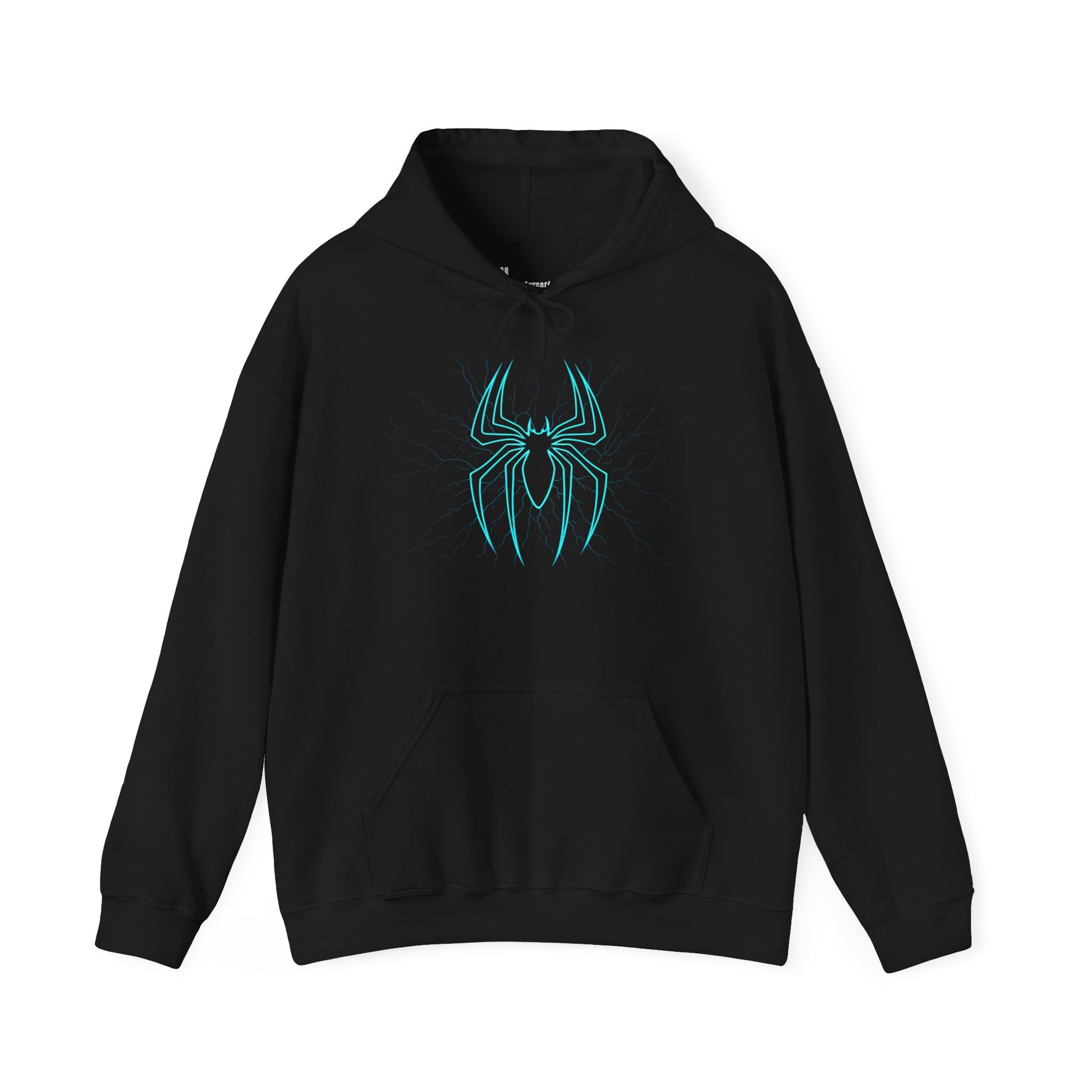 Spider Web Hoodie, Cozy Unisex Sweatshirt, Perfect for Comic Fans, Halloween Apparel, Unique Gift for Teens and Adults