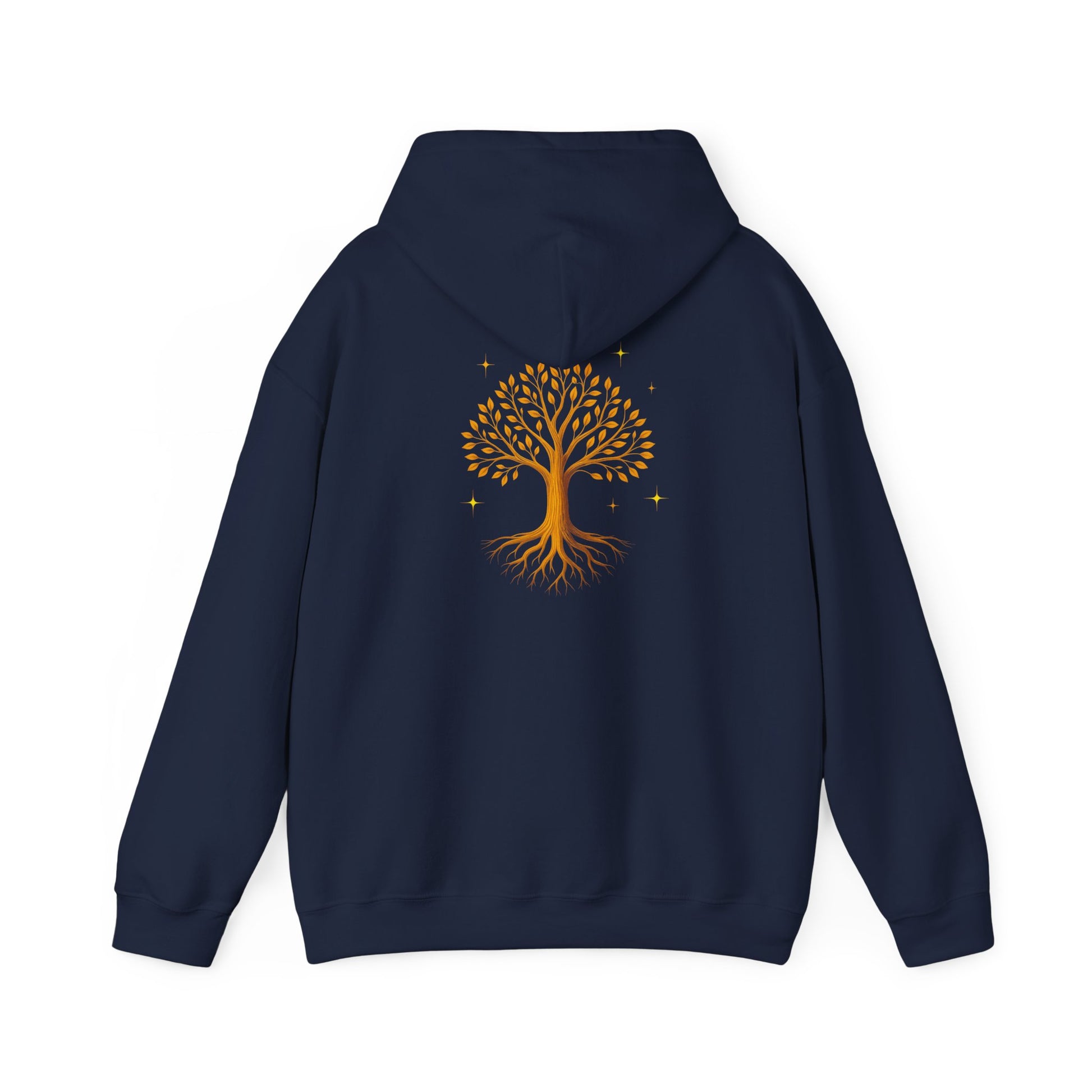 Nature-Inspired Unisex Hoodie with Tree Design | Cozy Sweatshirt for Outdoor Lovers, Casual Wear, Gifts, Eco-Friendly