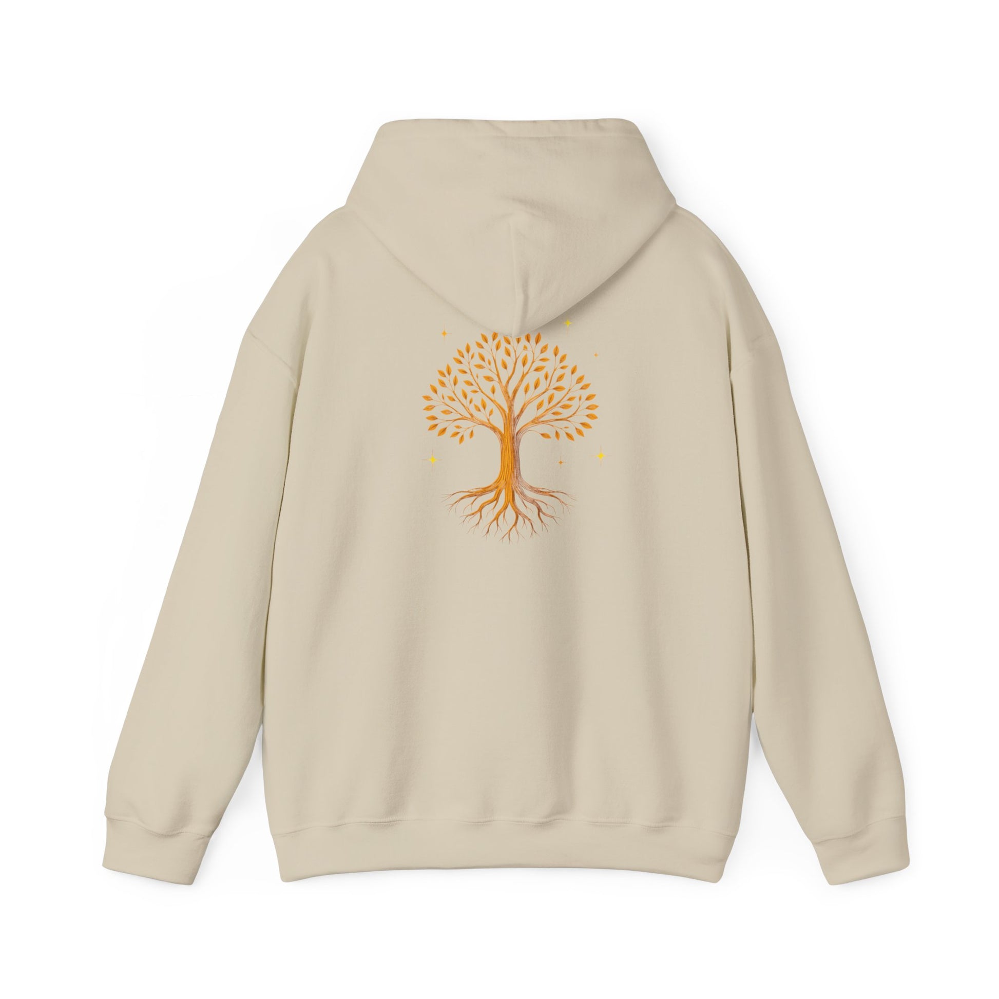 Nature-Inspired Unisex Hoodie with Tree Design | Cozy Sweatshirt for Outdoor Lovers, Casual Wear, Gifts, Eco-Friendly