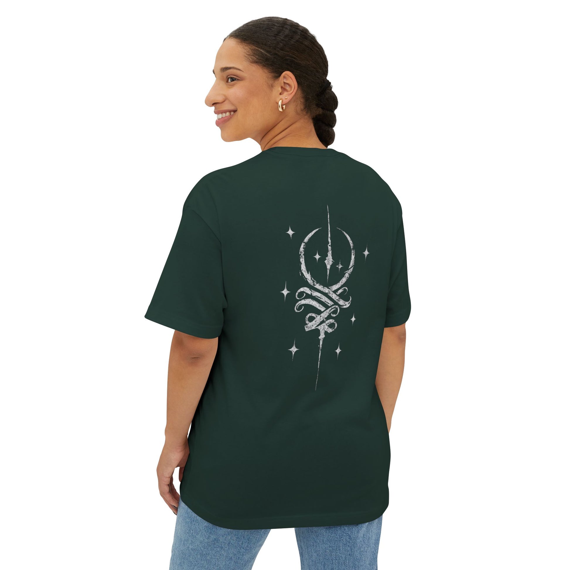Cosmic Fluid Oversized Tee, Unisex T-Shirt, Streetwear, Trendy Fashion, Everyday Wear, Astrology Gift