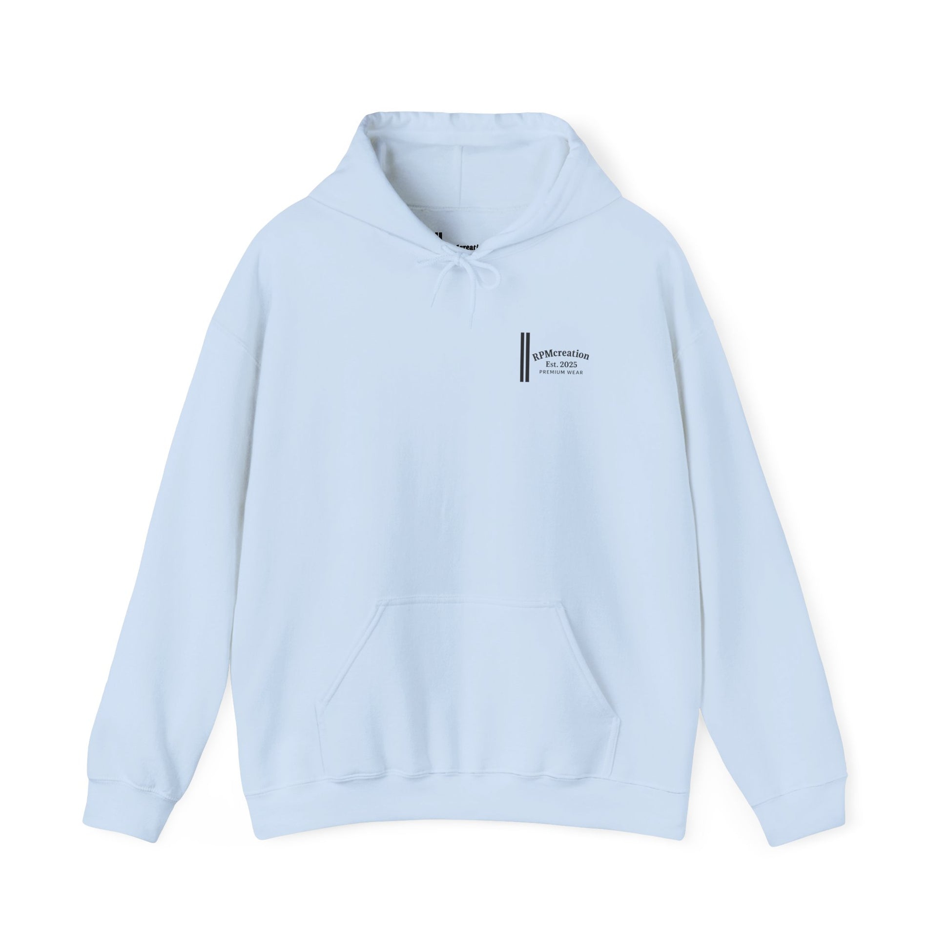 Chic Hoodie with Blah Design - Cozy Unisex Sweatshirt Perfect for Casual Outings, Gifts, Relaxation, Layering, Everyday Wear