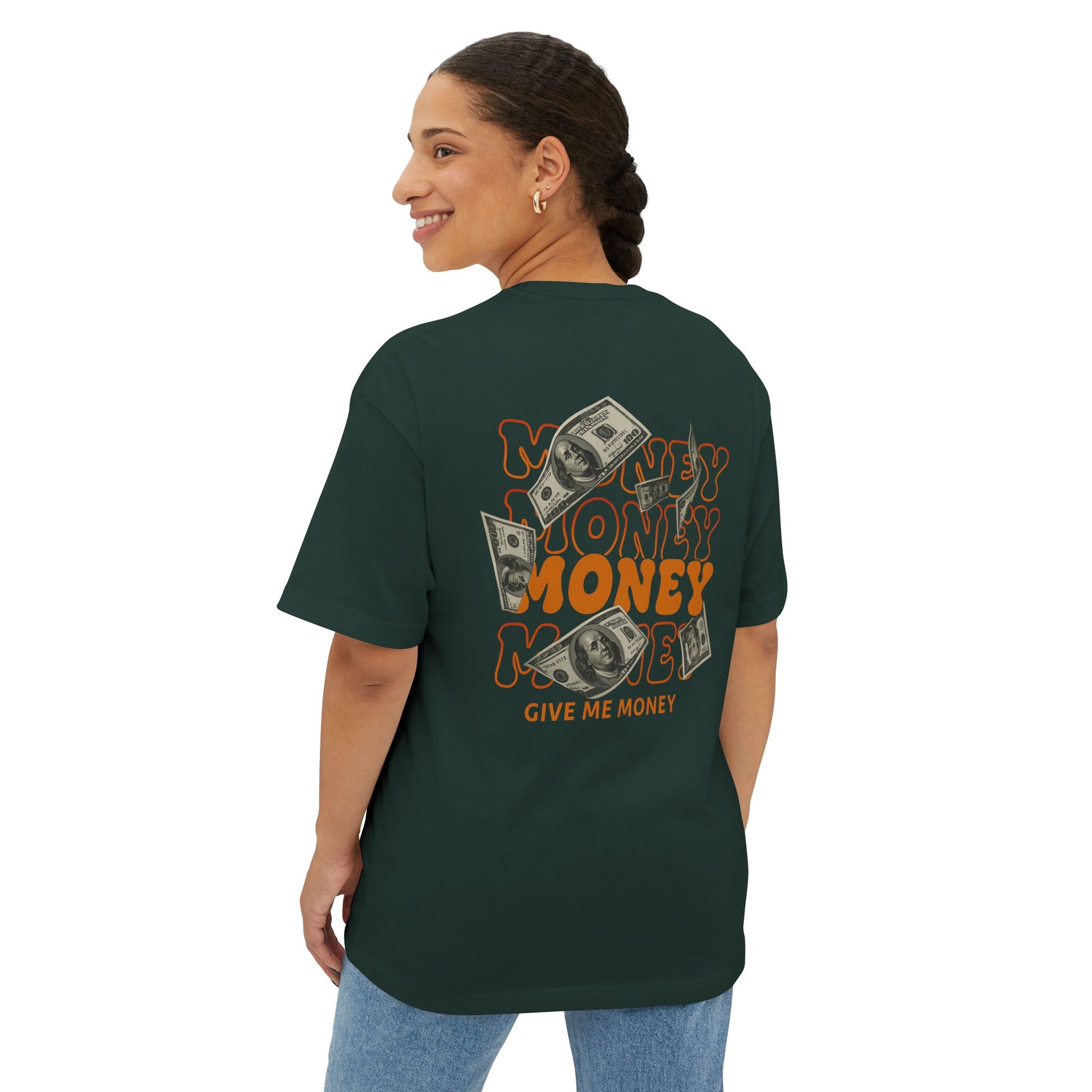 Money Motivated Unisex Oversized Tee, Funny Graphic Tee, Casual Streetwear, Gift for Him/Her, Everyday Wear, Summer Style