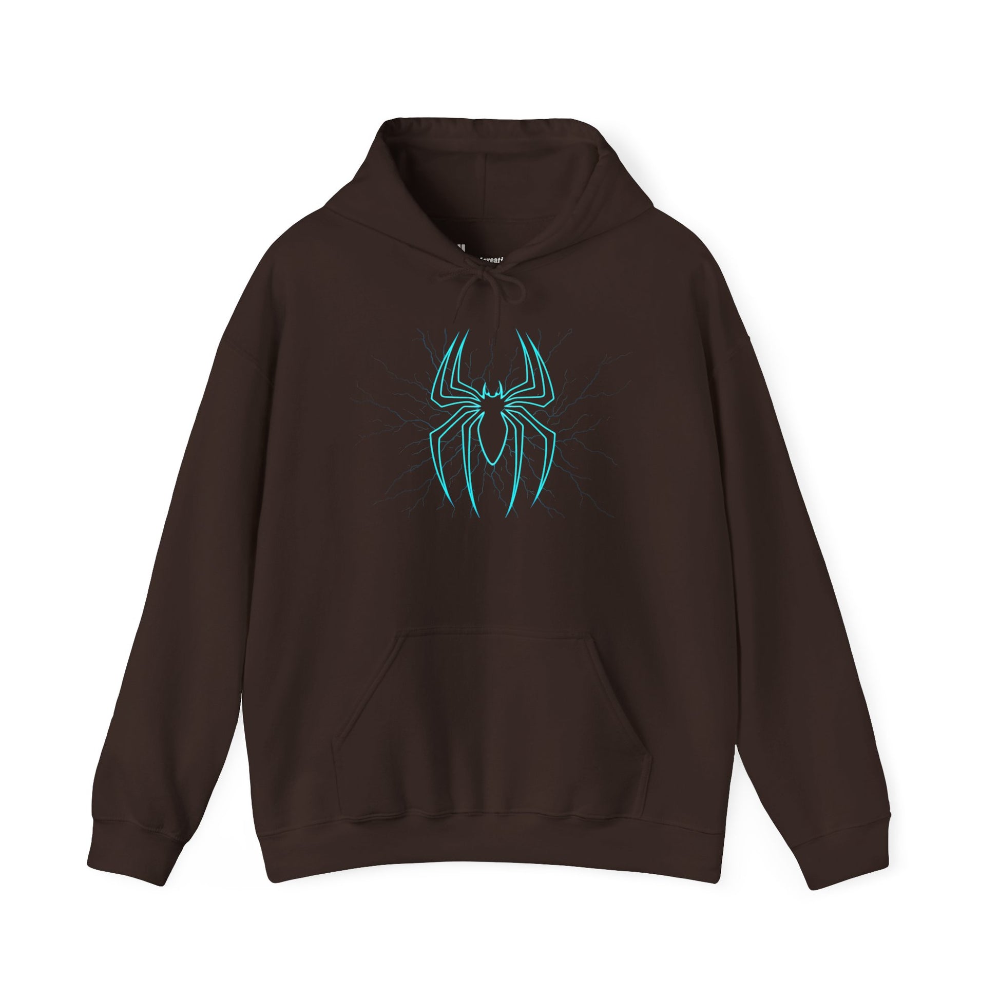 Spider Web Hoodie, Cozy Unisex Sweatshirt, Perfect for Comic Fans, Halloween Apparel, Unique Gift for Teens and Adults