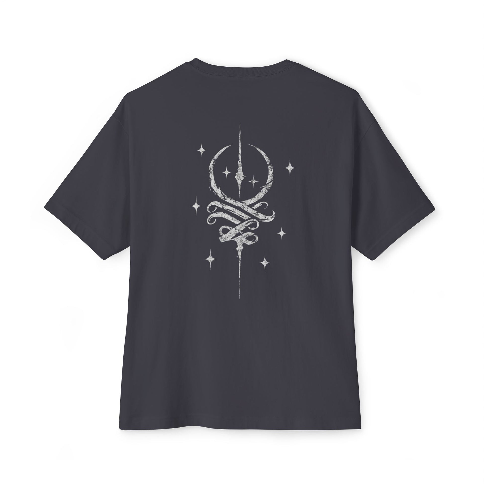 Cosmic Fluid Oversized Tee, Unisex T-Shirt, Streetwear, Trendy Fashion, Everyday Wear, Astrology Gift