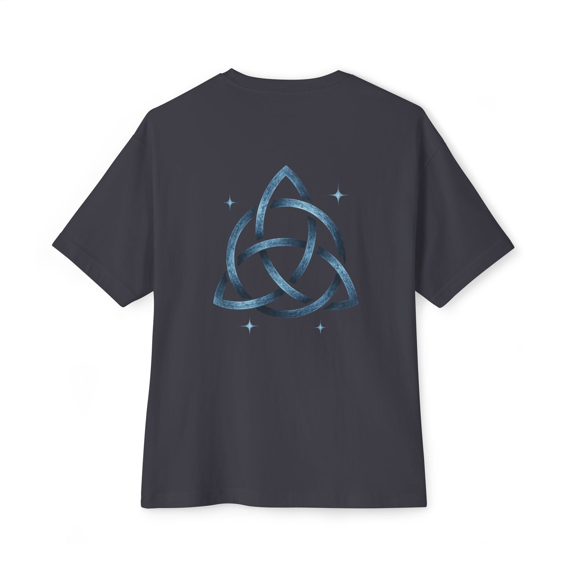 Boho Oversized Tee with Celtic Knot Design | Unisex Tee, Casual Style, Gift for Him/Her, Comfortable Wear, Summer Outfit, Festival Tee
