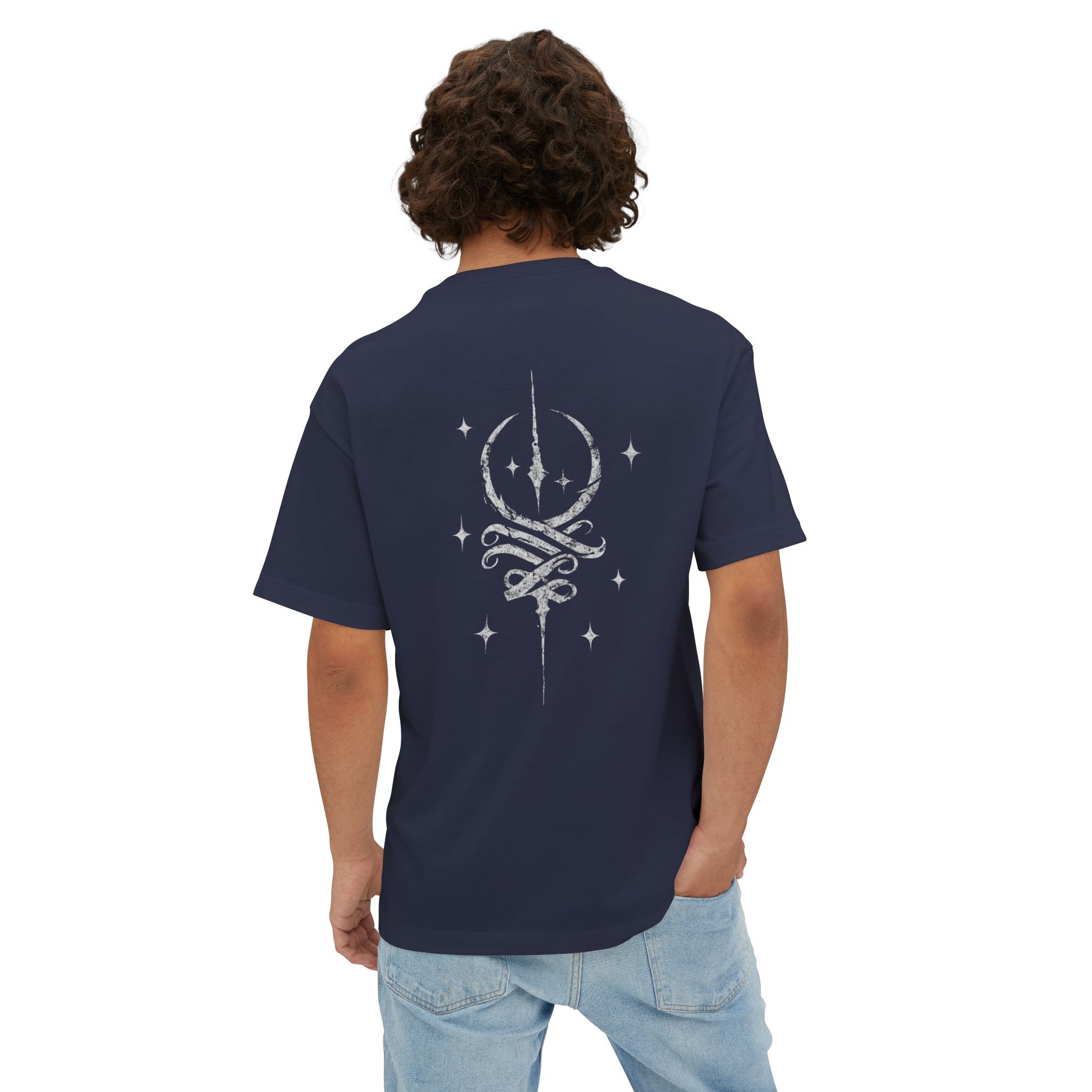 Cosmic Fluid Oversized Tee, Unisex T-Shirt, Streetwear, Trendy Fashion, Everyday Wear, Astrology Gift