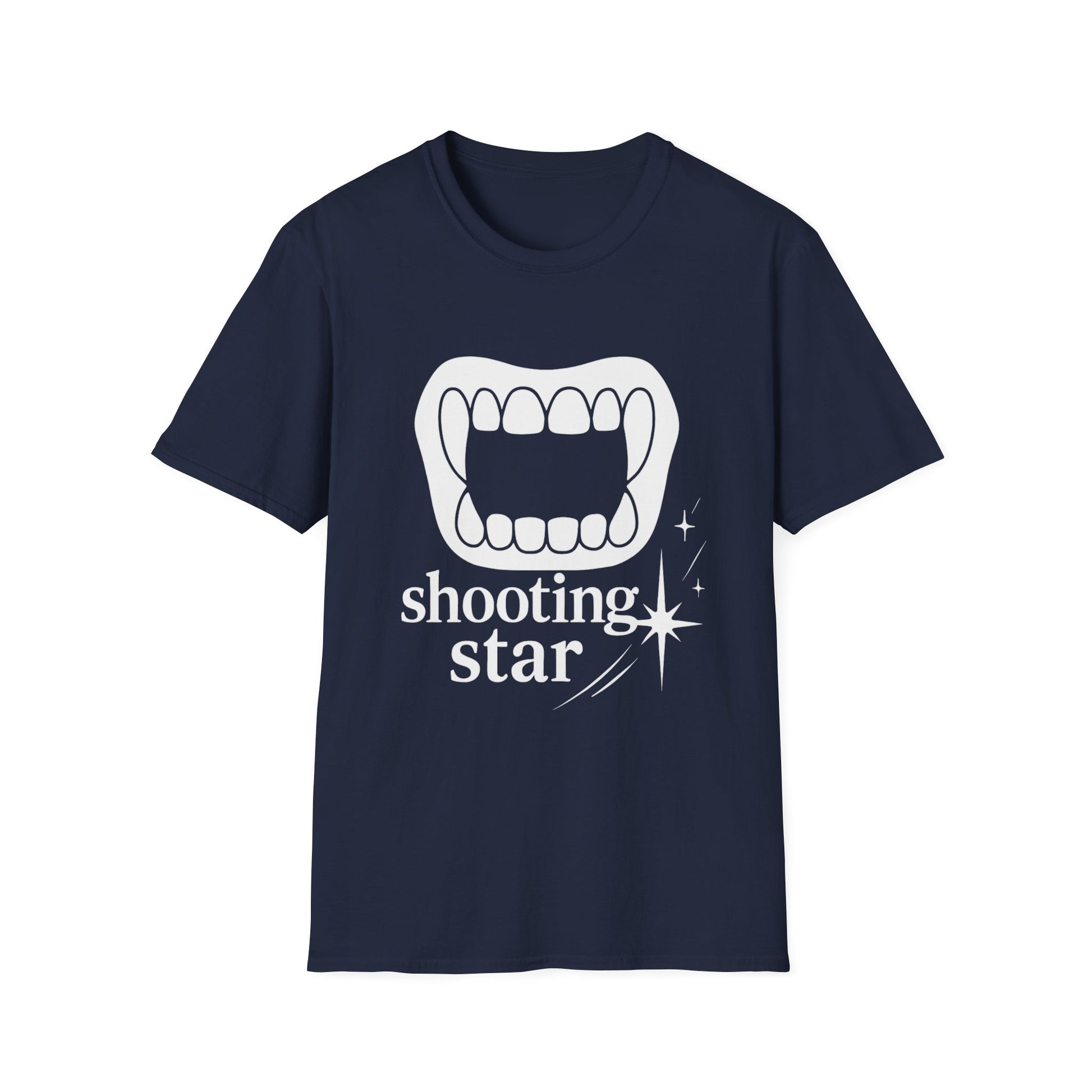 Shooting Star Graphic Tee - Unisex Softstyle T-Shirt, Casual Wear, Gift for Astronomers, Birthday Gift, Star Lovers Tee