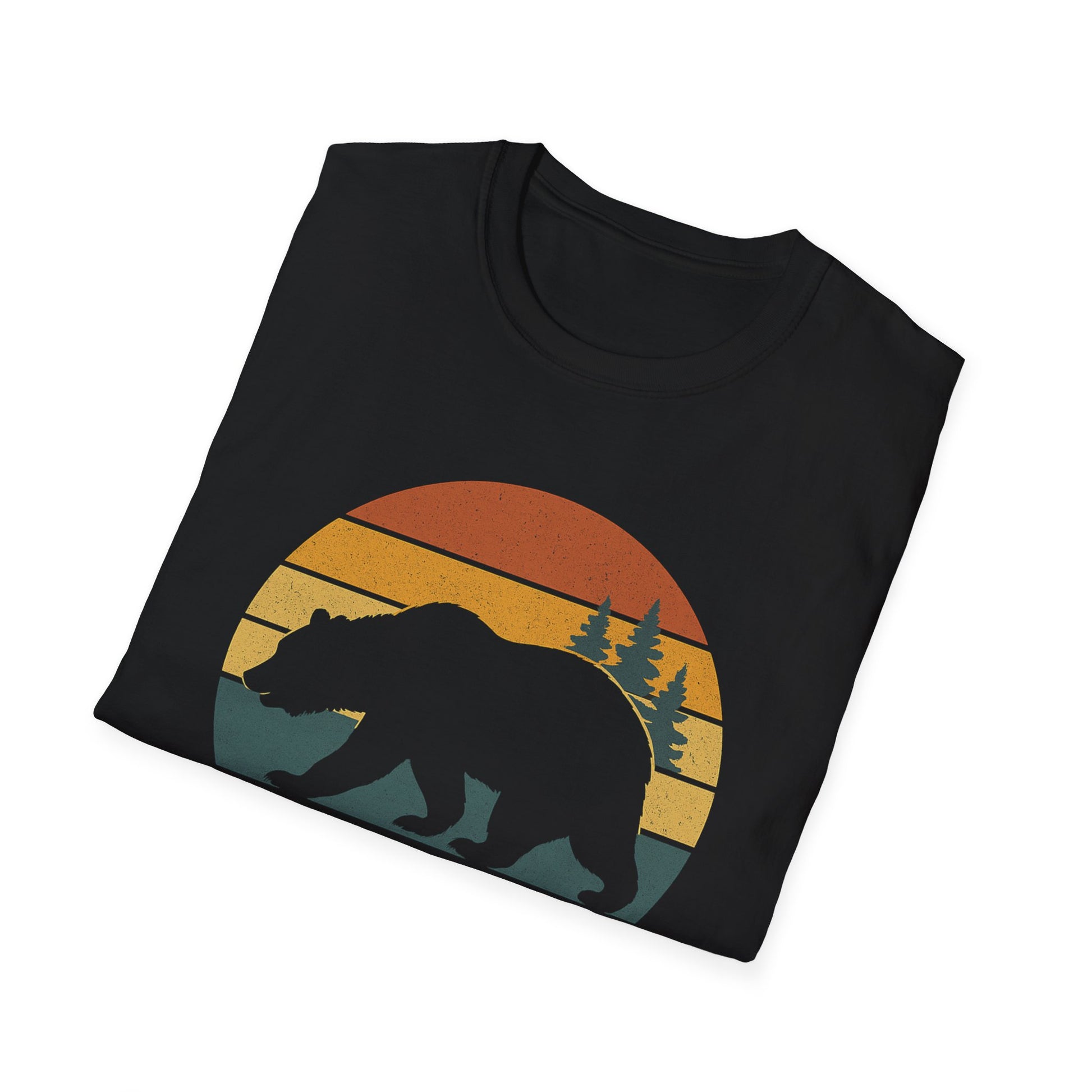 Brunch Bear Unisex Softstyle T-Shirt | Fun Weekend Vibes, Perfect Gift, Cozy Casual Wear, Nature Lover Tee, Summer Apparel