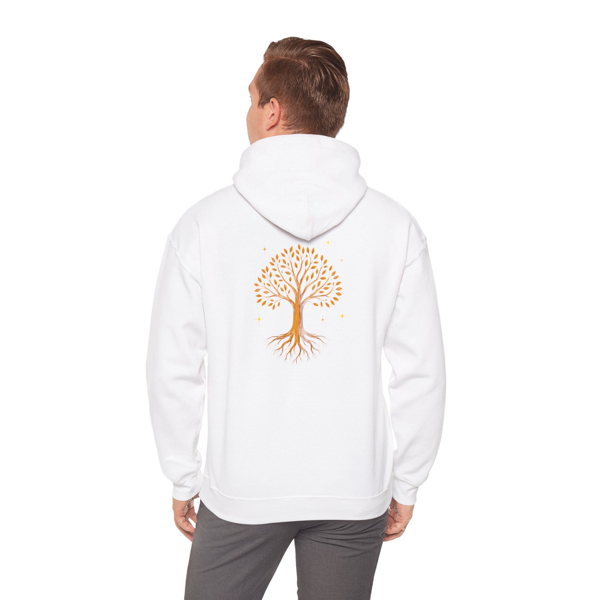 Nature-Inspired Unisex Hoodie with Tree Design | Cozy Sweatshirt for Outdoor Lovers, Casual Wear, Gifts, Eco-Friendly