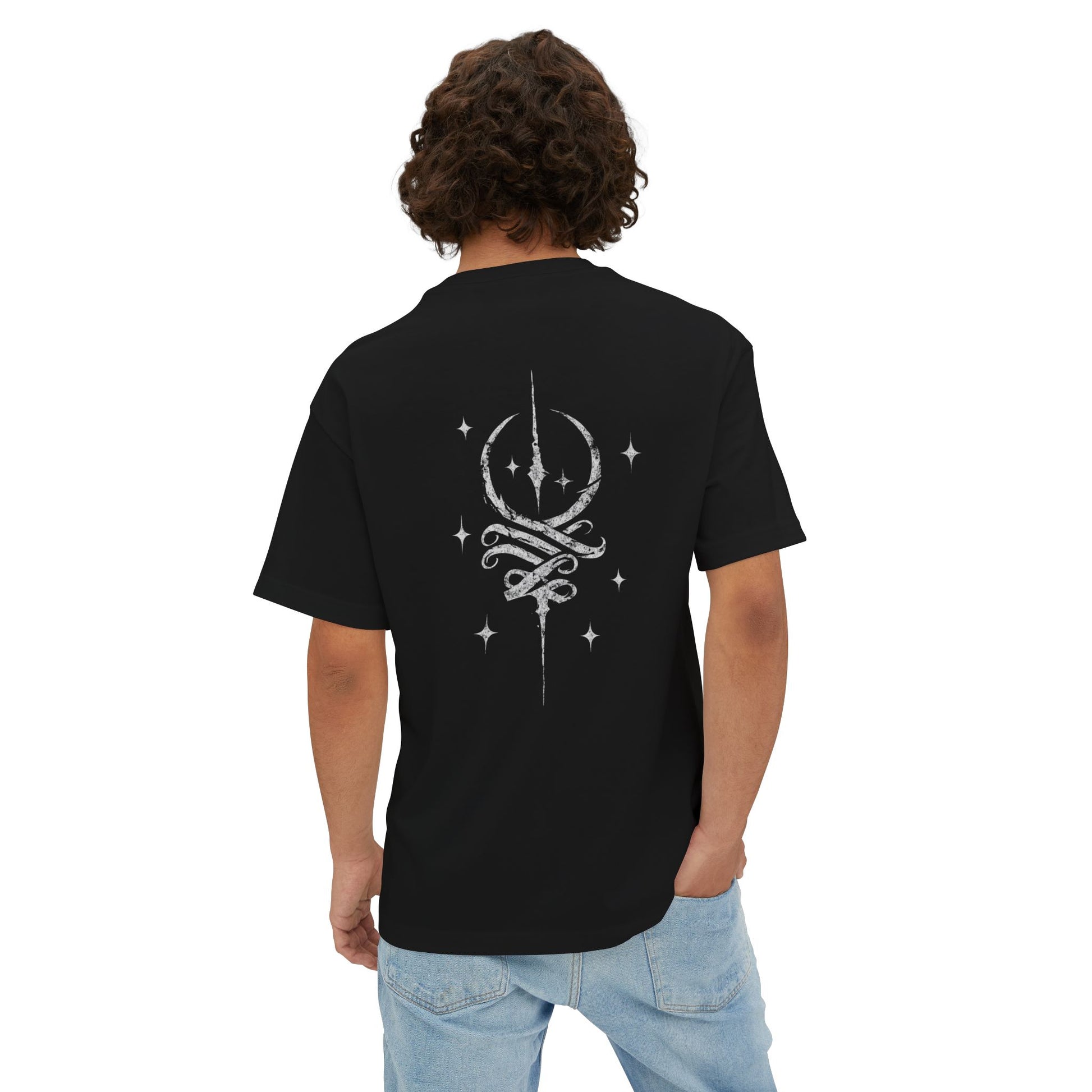Cosmic Fluid Oversized Tee, Unisex T-Shirt, Streetwear, Trendy Fashion, Everyday Wear, Astrology Gift
