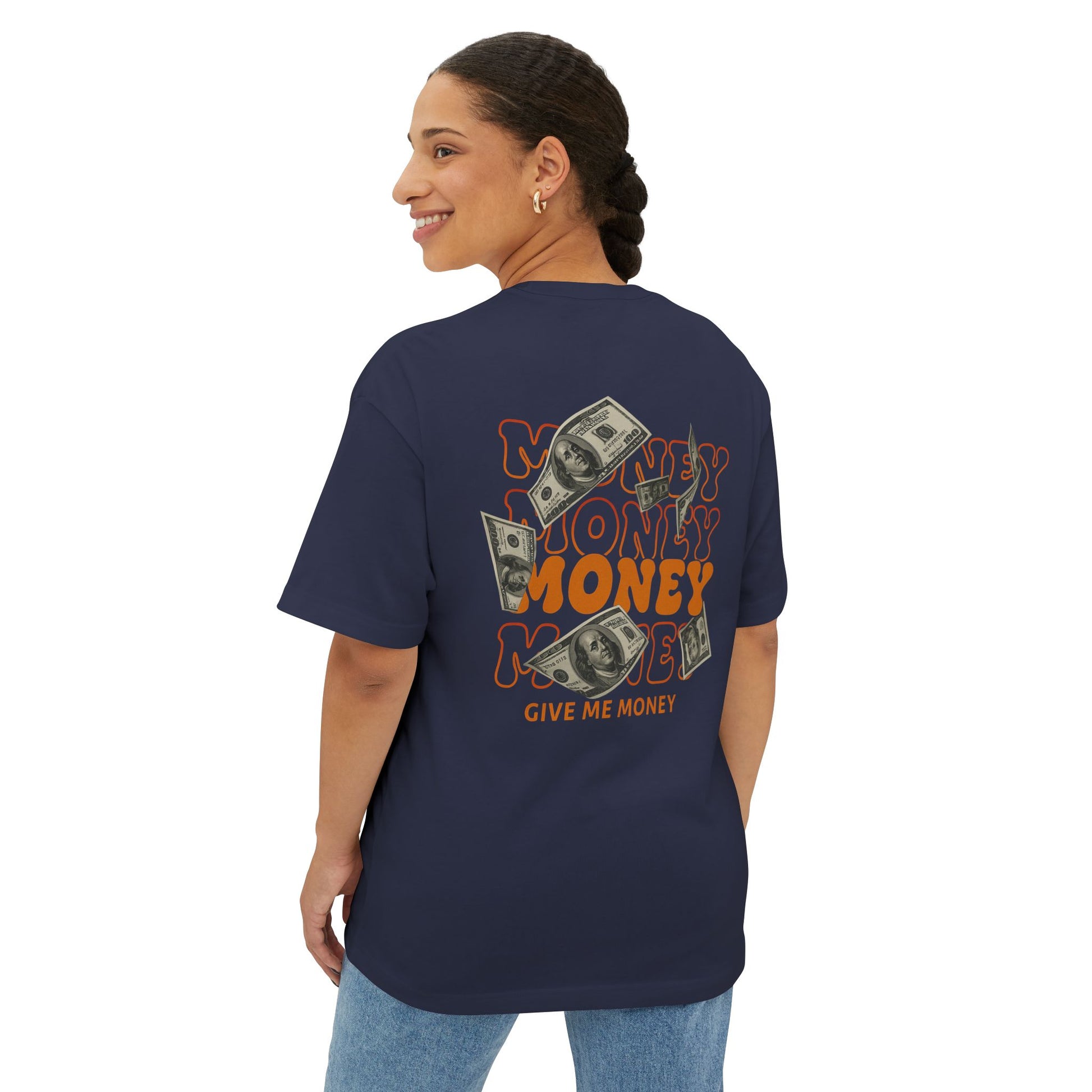 Money Motivated Unisex Oversized Tee, Funny Graphic Tee, Casual Streetwear, Gift for Him/Her, Everyday Wear, Summer Style