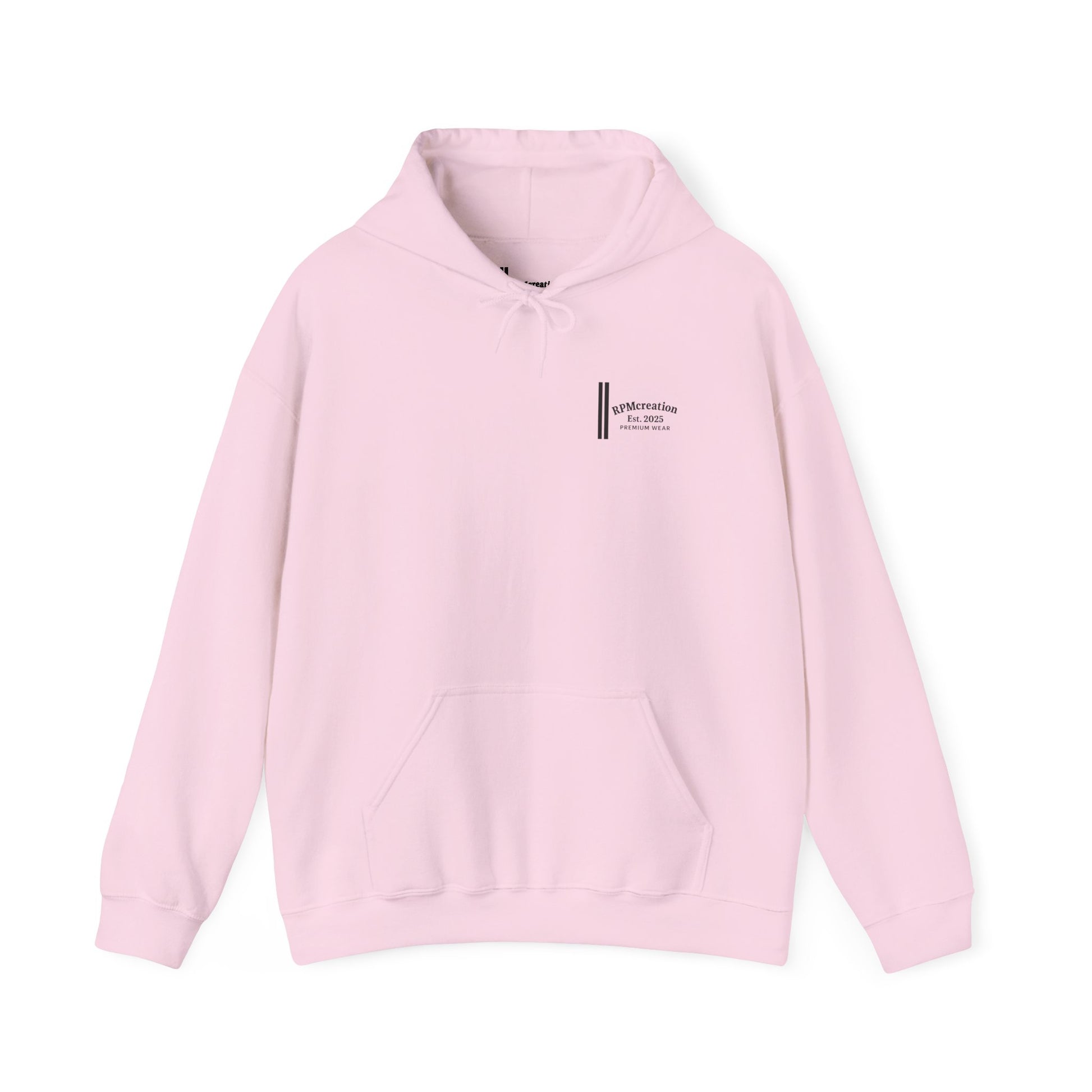 Chic Hoodie with Blah Design - Cozy Unisex Sweatshirt Perfect for Casual Outings, Gifts, Relaxation, Layering, Everyday Wear
