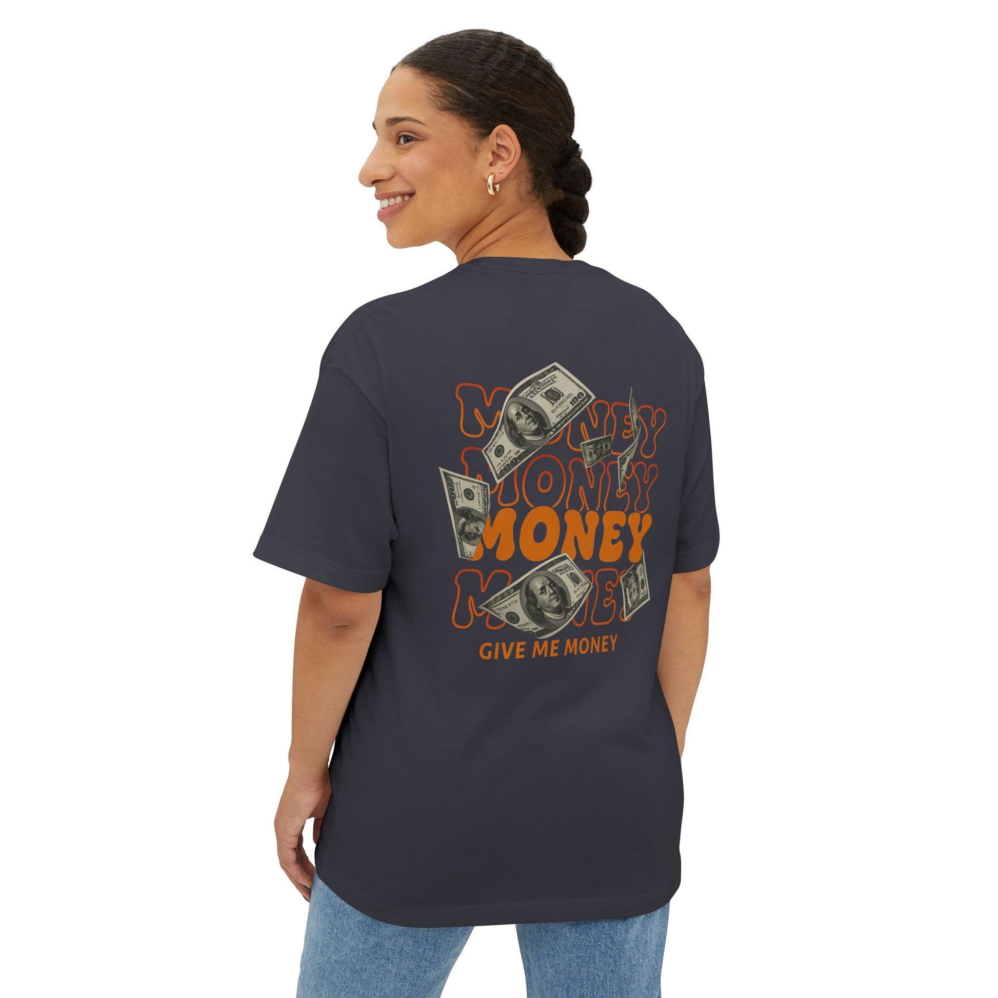 Money Motivated Unisex Oversized Tee, Funny Graphic Tee, Casual Streetwear, Gift for Him/Her, Everyday Wear, Summer Style
