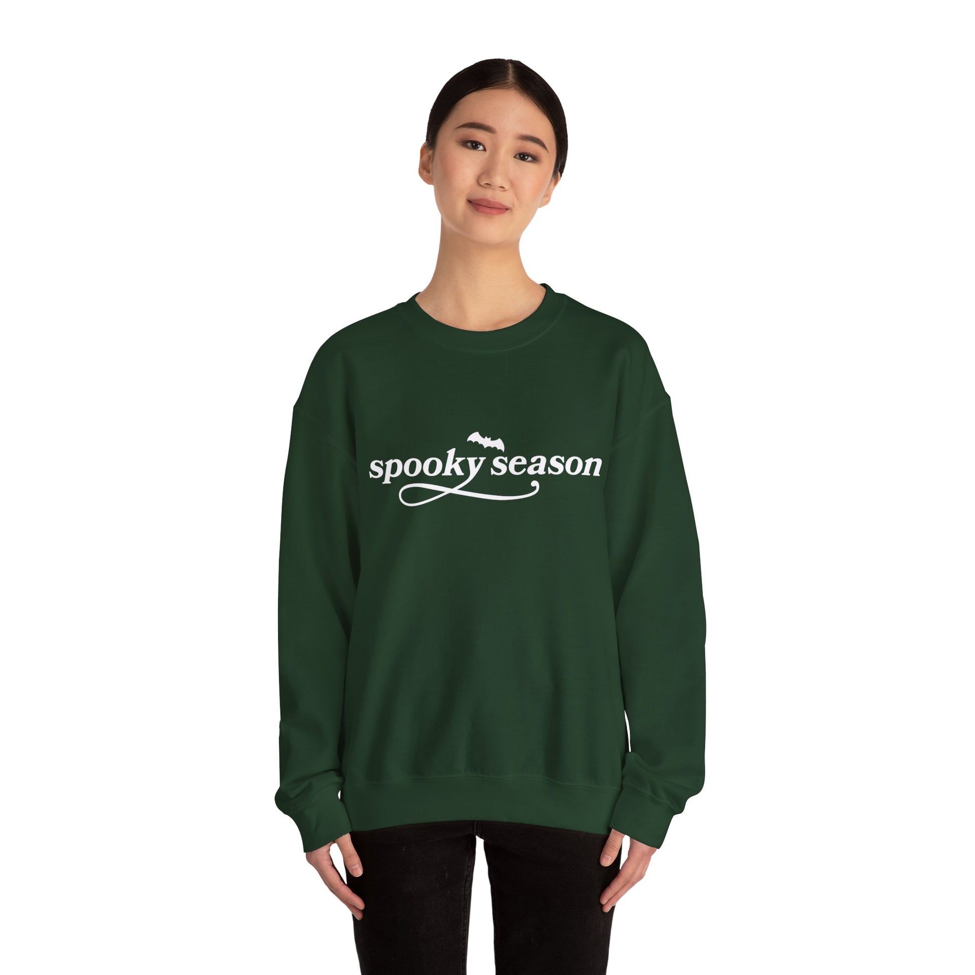 Spooky Streetwear Crewneck Sweatshirt - Unisex Halloween Essential