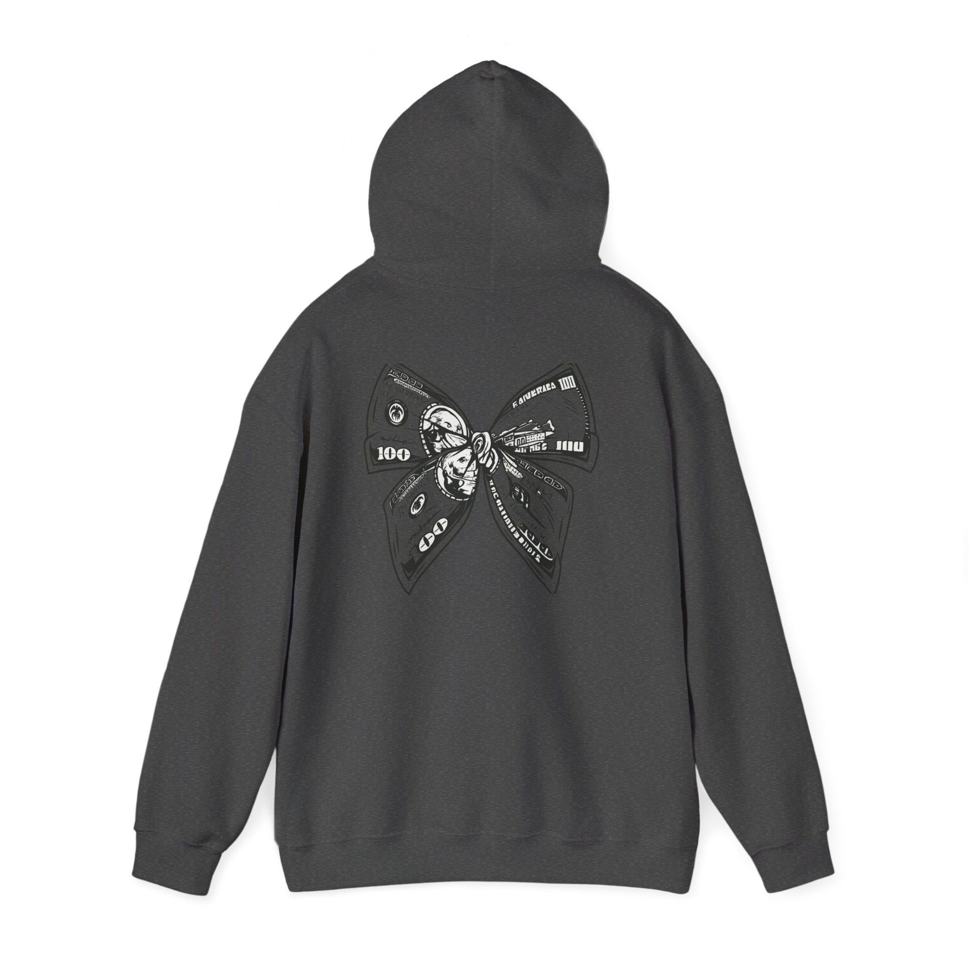 Rising Sun Hoodie with Money Bow Design | Cozy Unisex Sweatshirt for Chill Days, Gift for Friends, Streetwear, Spring Fashion