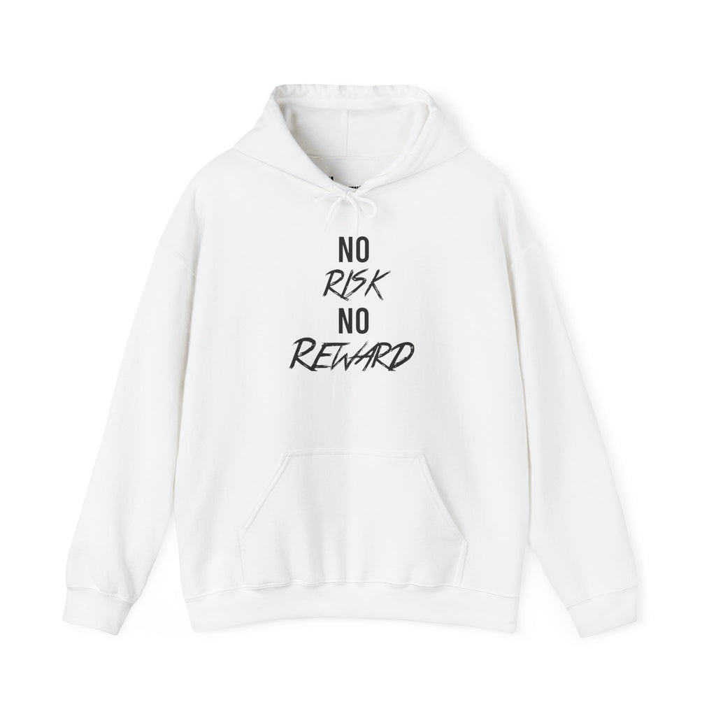 No Risk No Reward Hoodie — Motivational Graphic Hooded Sweatshirt