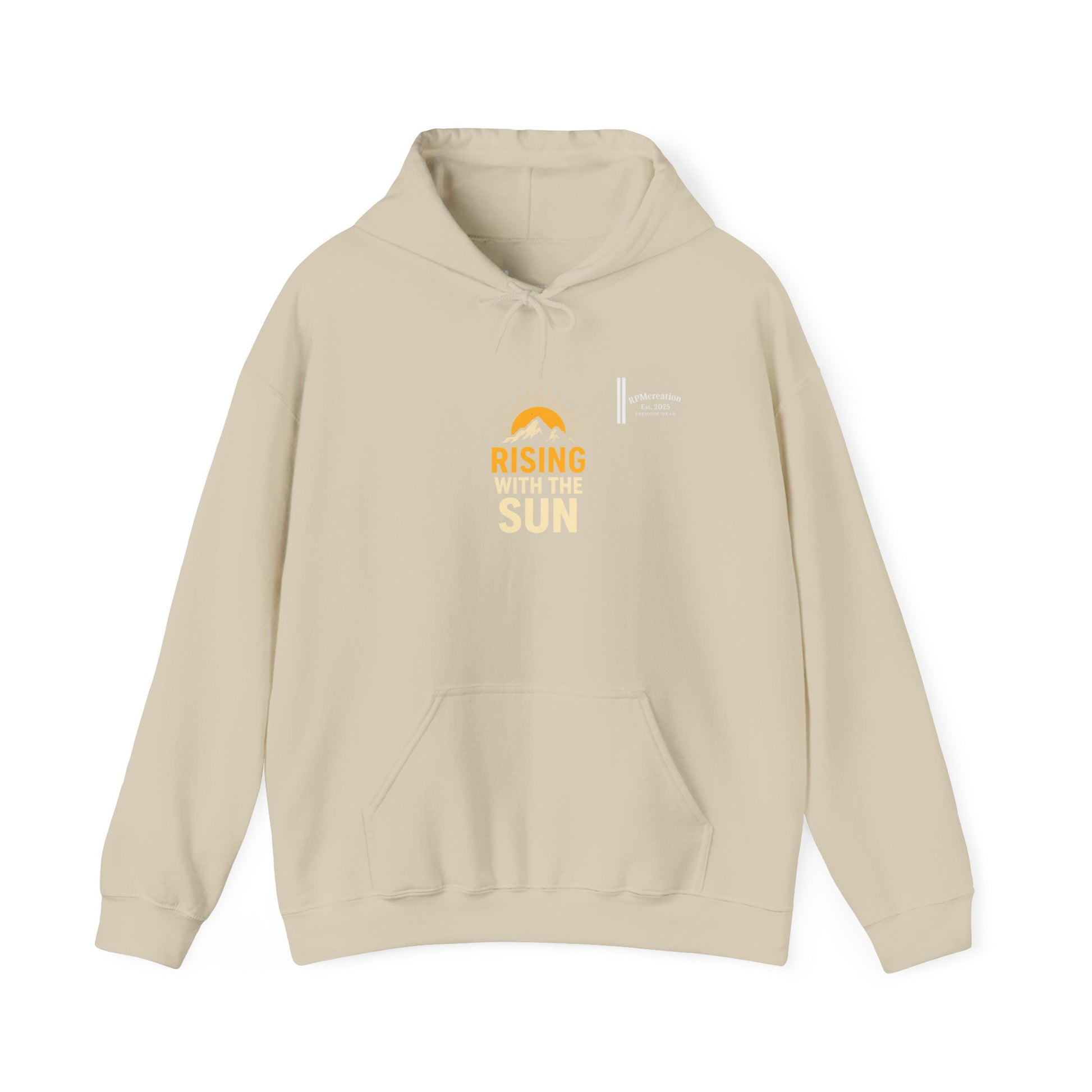 Rising Sun Hoodie with Money Bow Design | Cozy Unisex Sweatshirt for Chill Days, Gift for Friends, Streetwear, Spring Fashion