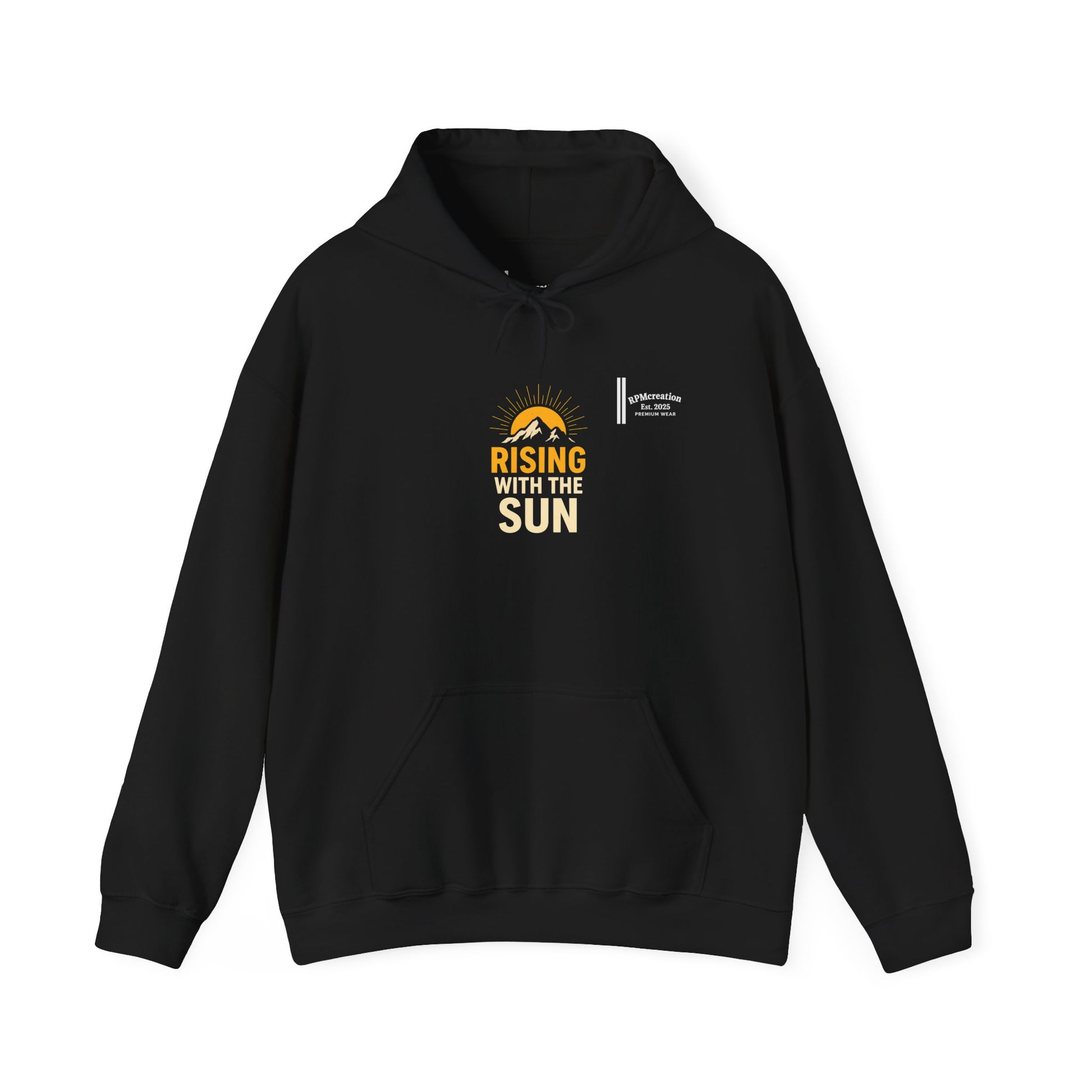 Rising Sun Hoodie with Money Bow Design | Cozy Unisex Sweatshirt for Chill Days, Gift for Friends, Streetwear, Spring Fashion