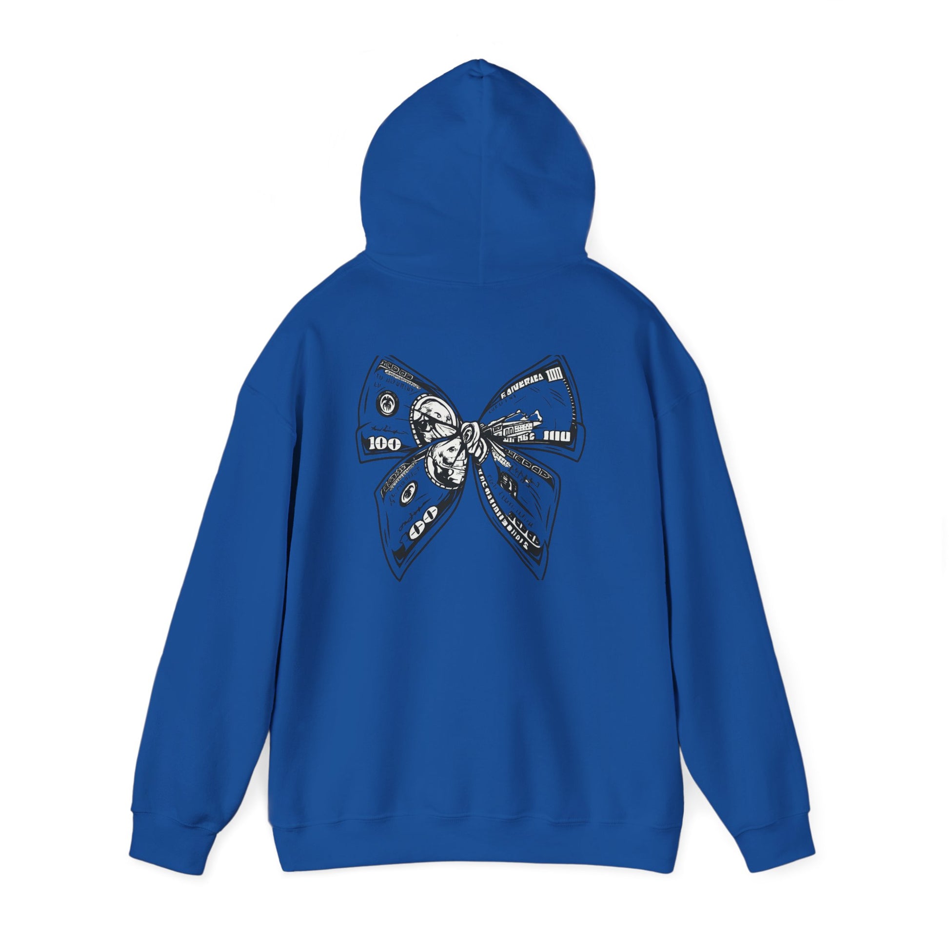 Rising Sun Hoodie with Money Bow Design | Cozy Unisex Sweatshirt for Chill Days, Gift for Friends, Streetwear, Spring Fashion