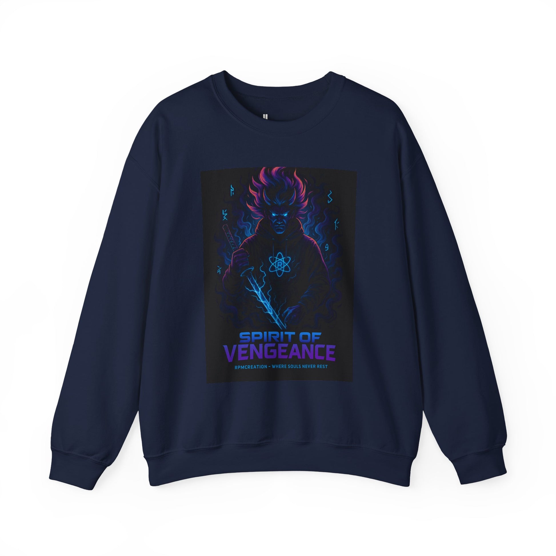 Spirit of Vengeance Sweatshirt | Unisex Crewneck | Cozy Casual Wear | Great for Fans | Halloween, Gifts, Everyday Style