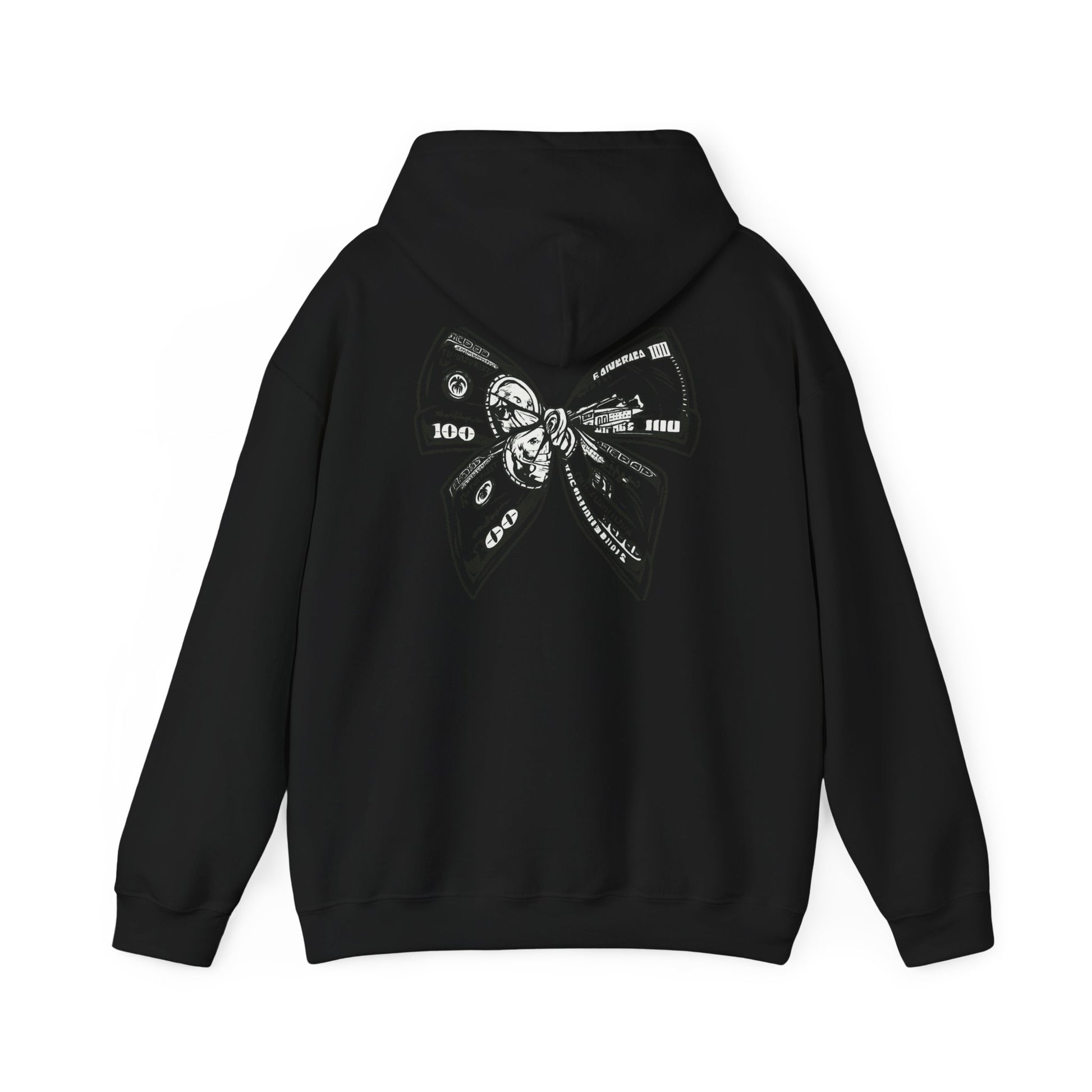 Rising Sun Hoodie with Money Bow Design | Cozy Unisex Sweatshirt for Chill Days, Gift for Friends, Streetwear, Spring Fashion