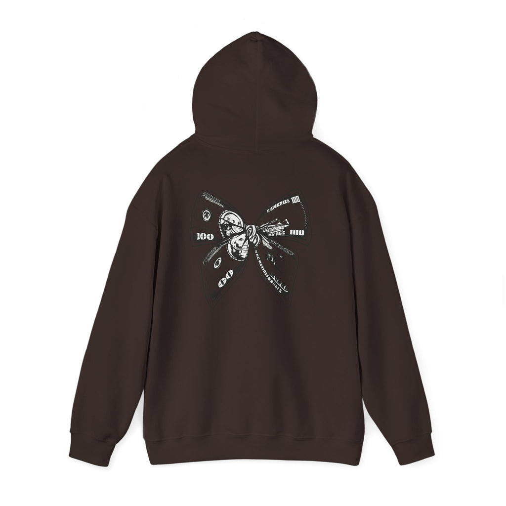 Rising Sun Hoodie with Money Bow Design | Cozy Unisex Sweatshirt for Chill Days, Gift for Friends, Streetwear, Spring Fashion