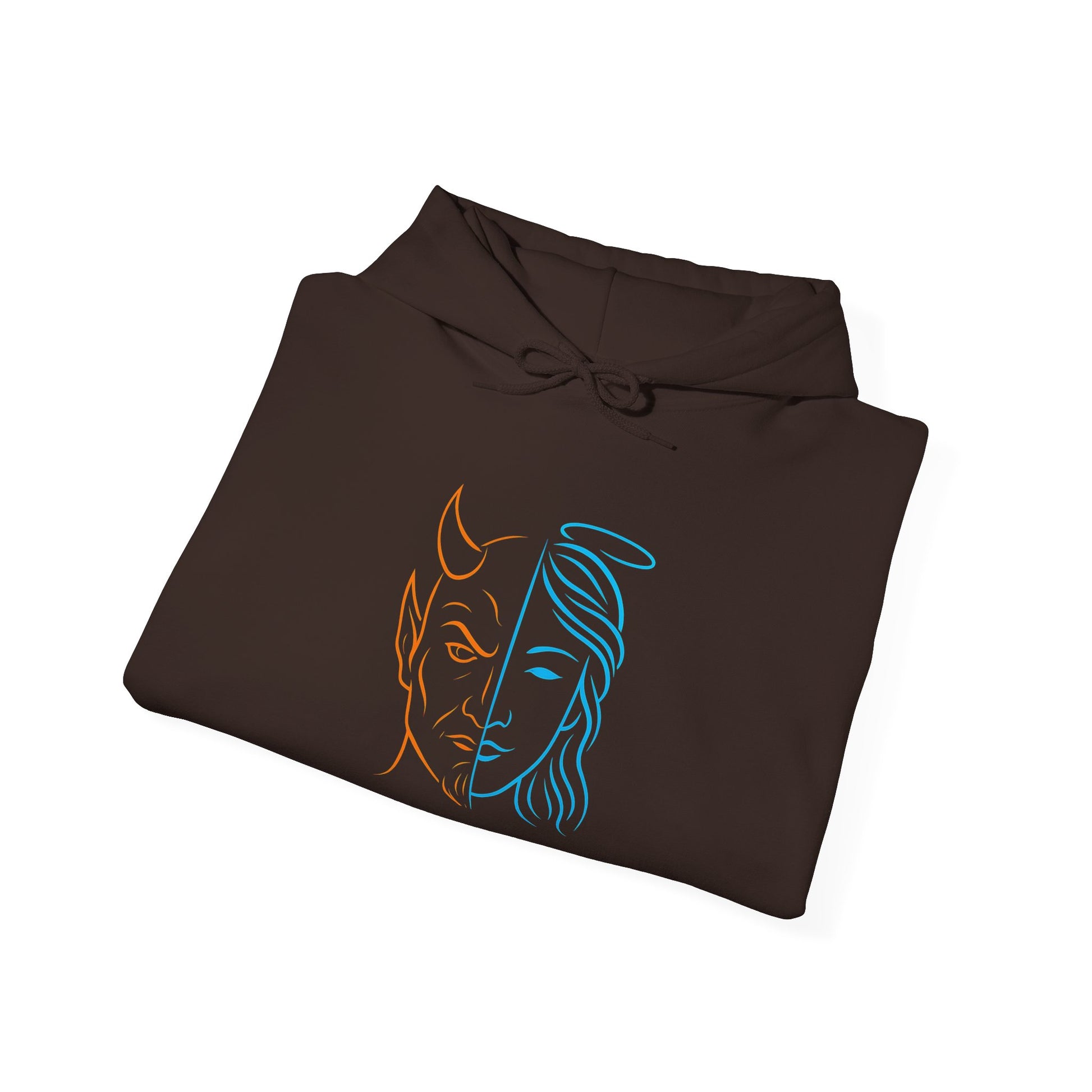 Duality Inspired Hoodie, Unisex Heavy Blend Sweatshirt, Balance is Beauty Apparel, Cozy Fashion, Gift for Her/Him, Casual Wear, Trendy [...]
