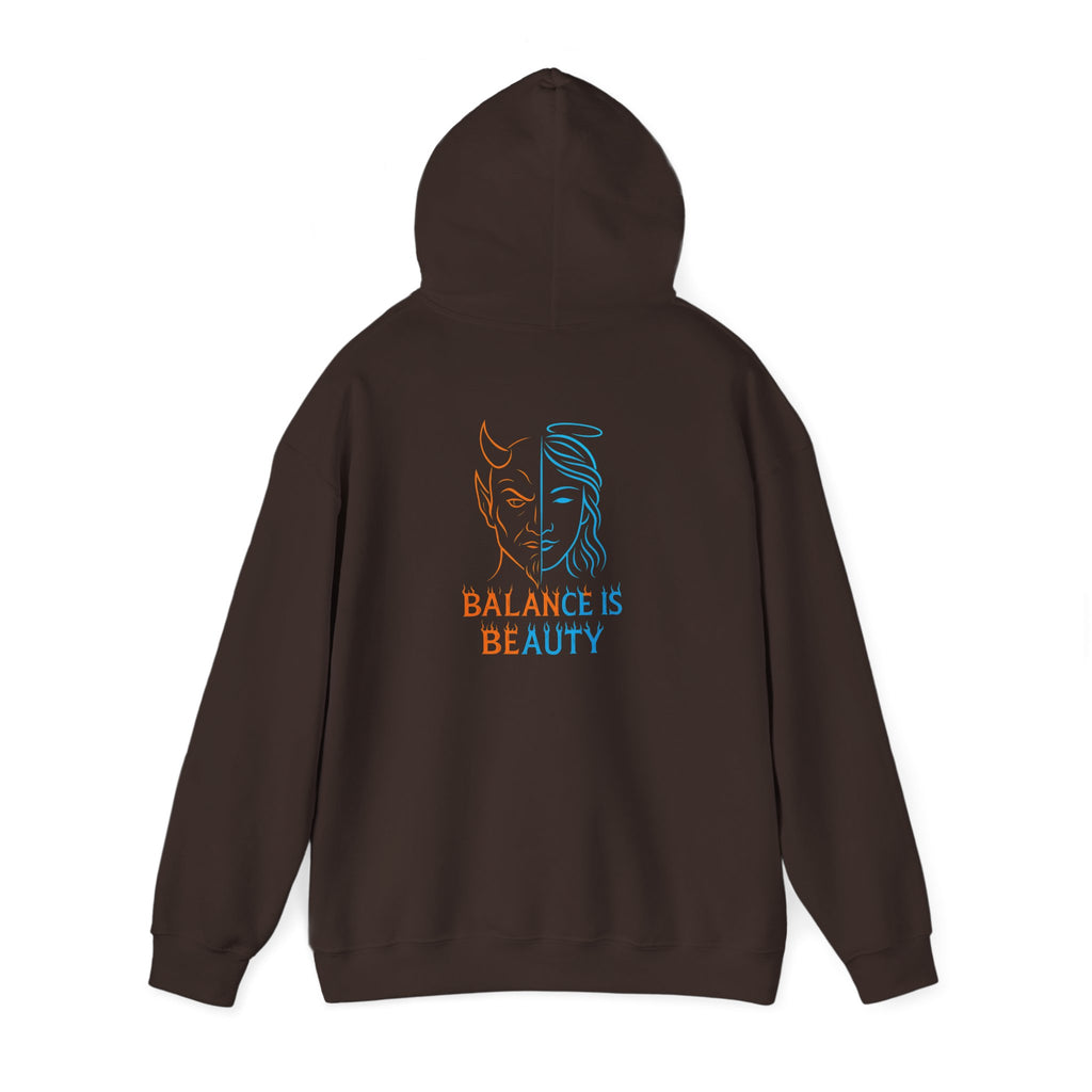 Duality Inspired Hoodie, Unisex Heavy Blend Sweatshirt, Balance is Beauty Apparel, Cozy Fashion, Gift for Her/Him, Casual Wear, Trendy [...]