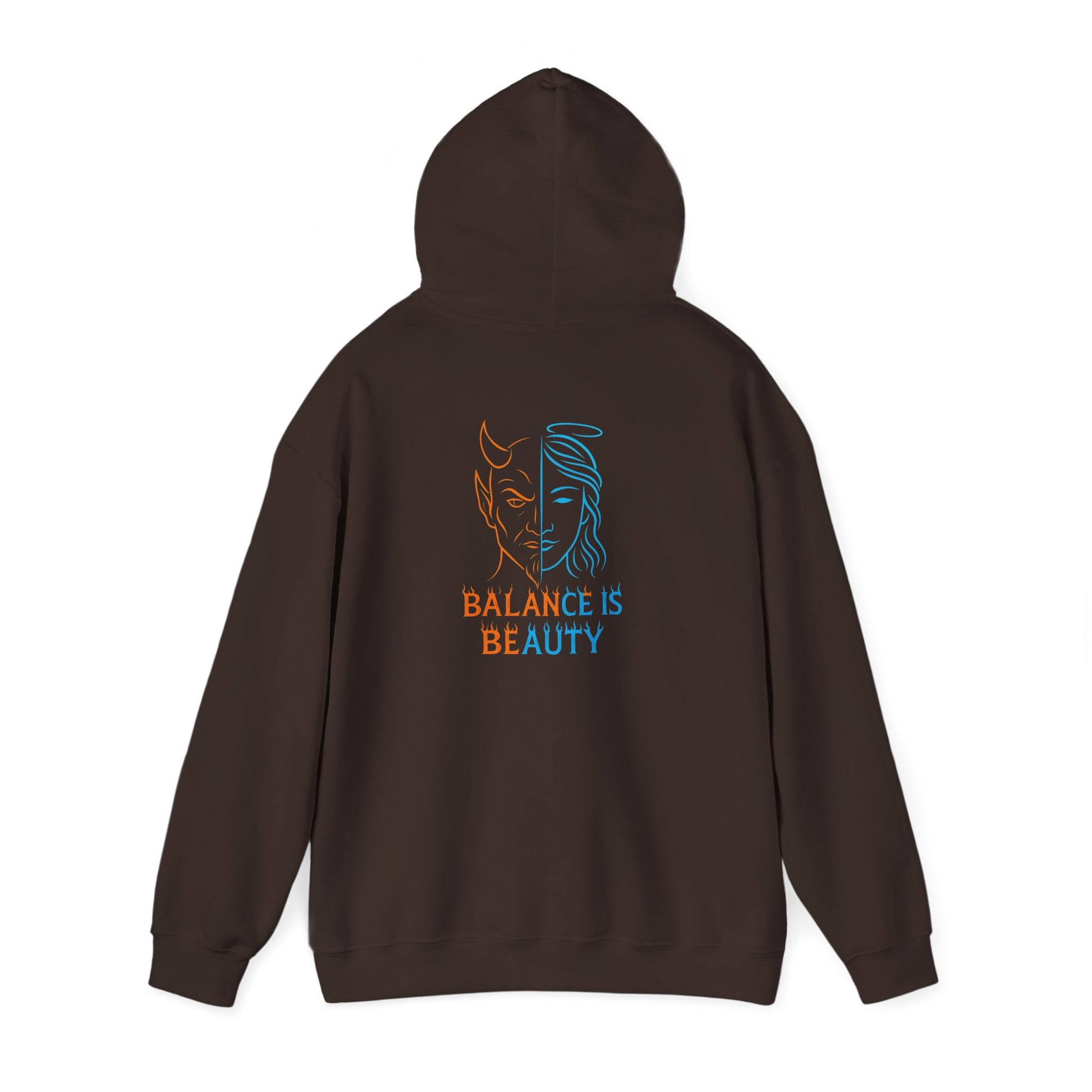 Duality Inspired Hoodie, Unisex Heavy Blend Sweatshirt, Balance is Beauty Apparel, Cozy Fashion, Gift for Her/Him, Casual Wear, Trendy [...]