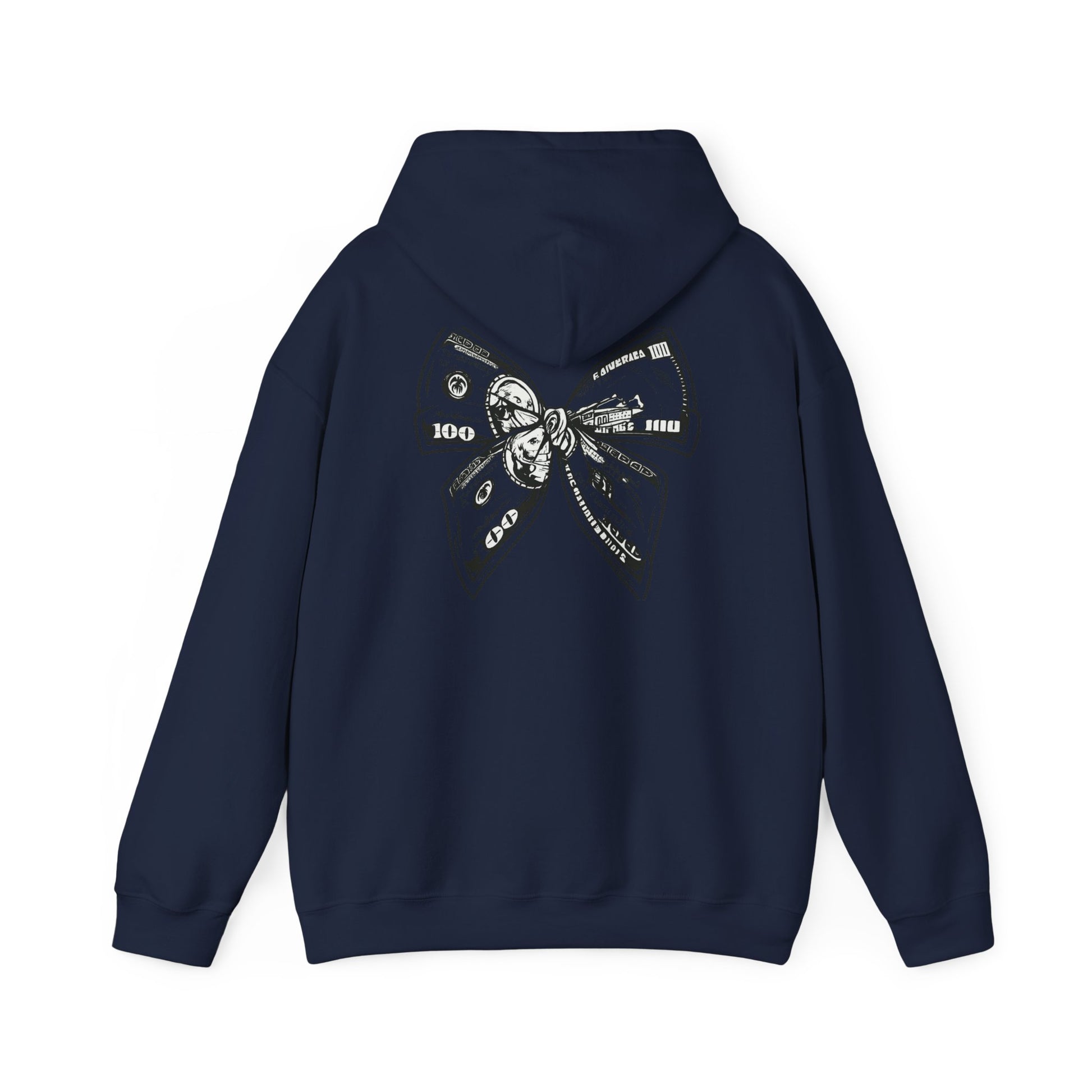 Rising Sun Hoodie with Money Bow Design | Cozy Unisex Sweatshirt for Chill Days, Gift for Friends, Streetwear, Spring Fashion