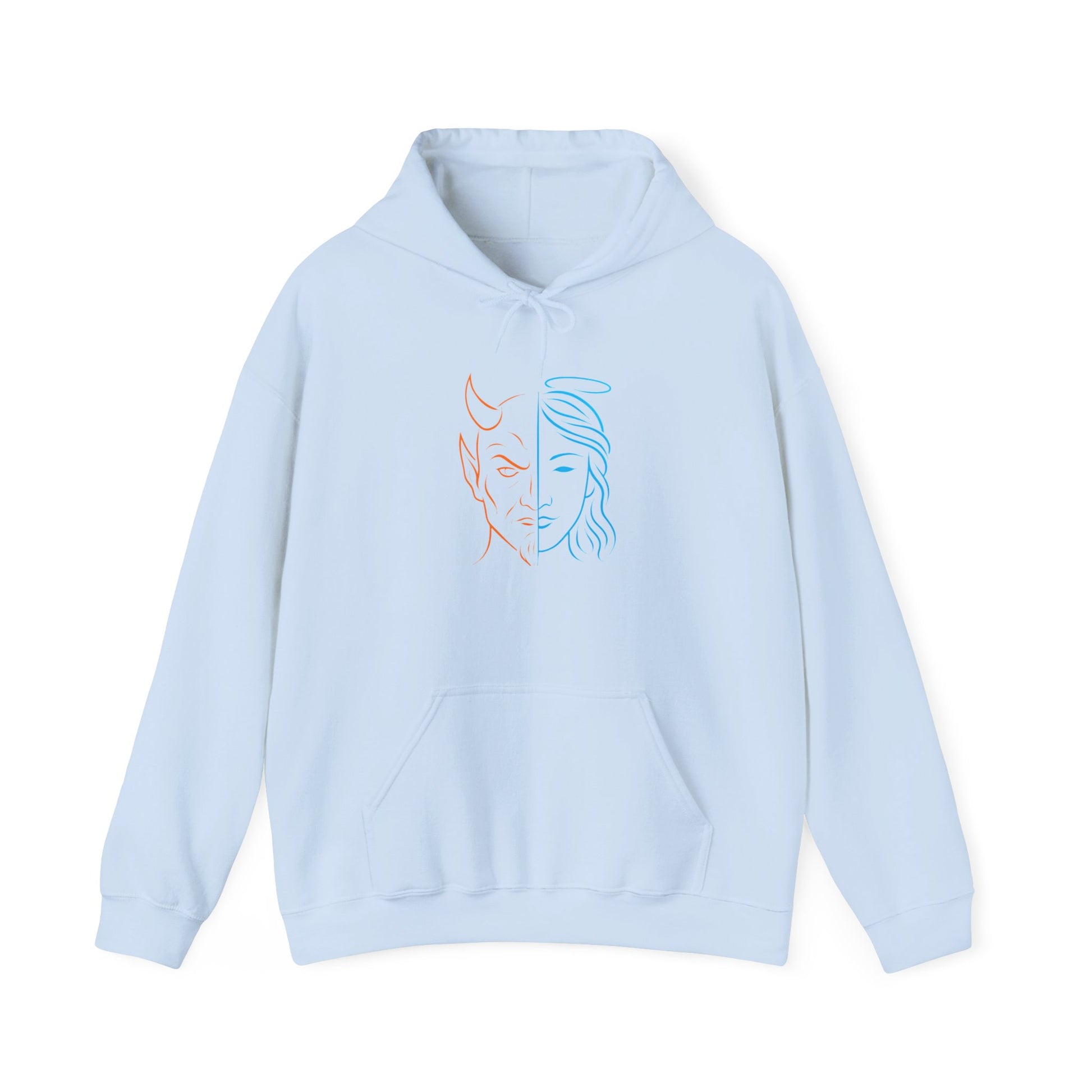 Duality Inspired Hoodie, Unisex Heavy Blend Sweatshirt, Balance is Beauty Apparel, Cozy Fashion, Gift for Her/Him, Casual Wear, Trendy [...]