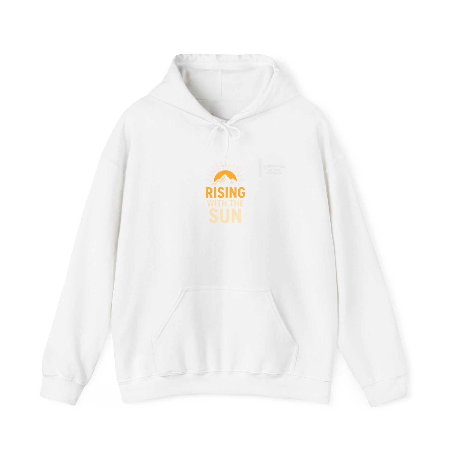Rising Sun Hoodie with Money Bow Design | Cozy Unisex Sweatshirt for Chill Days, Gift for Friends, Streetwear, Spring Fashion
