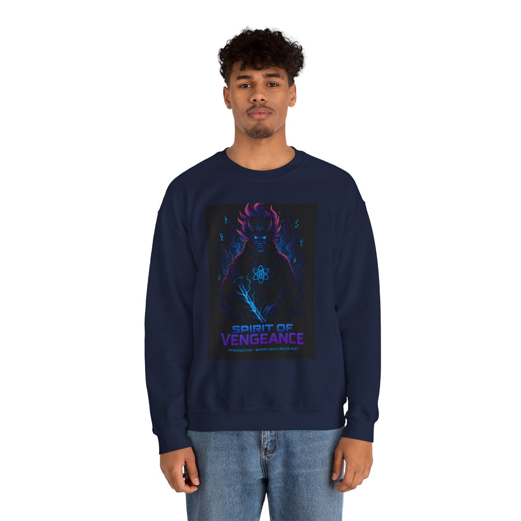 Spirit of Vengeance Sweatshirt | Unisex Crewneck | Cozy Casual Wear | Great for Fans | Halloween, Gifts, Everyday Style