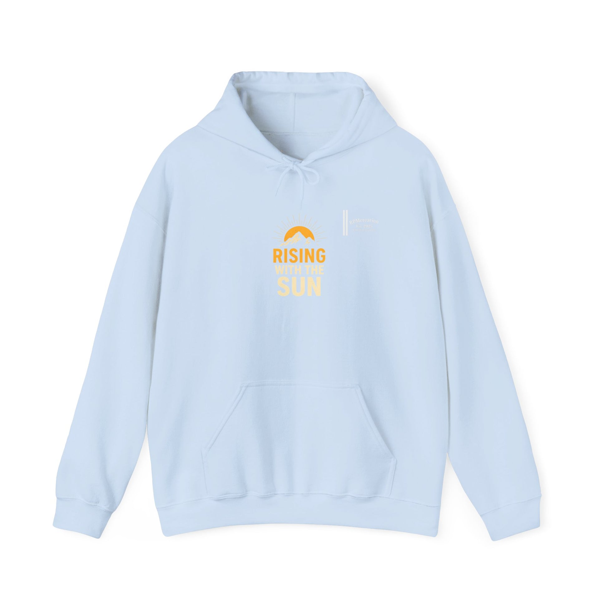 Rising Sun Hoodie with Money Bow Design | Cozy Unisex Sweatshirt for Chill Days, Gift for Friends, Streetwear, Spring Fashion