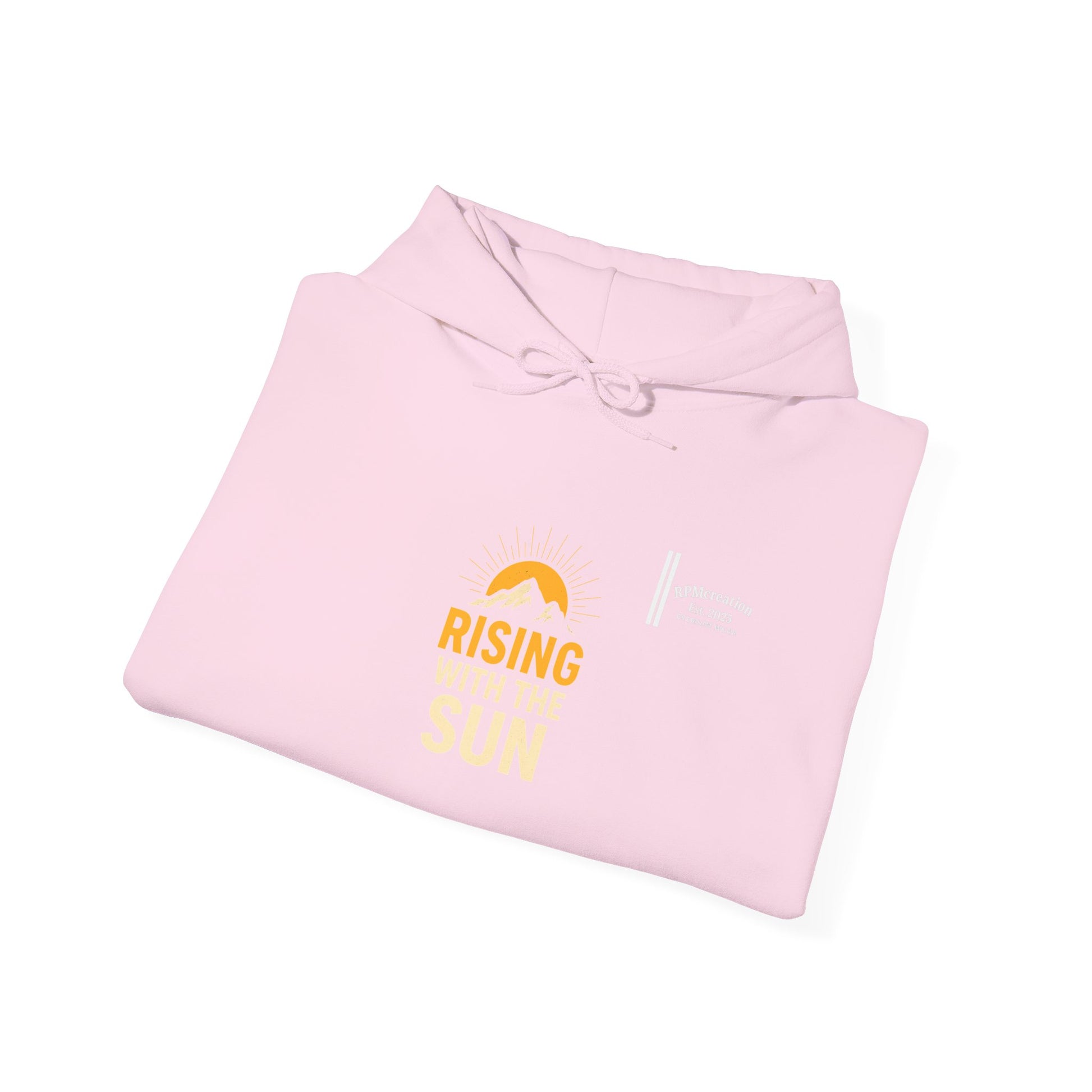 Rising Sun Hoodie with Money Bow Design | Cozy Unisex Sweatshirt for Chill Days, Gift for Friends, Streetwear, Spring Fashion