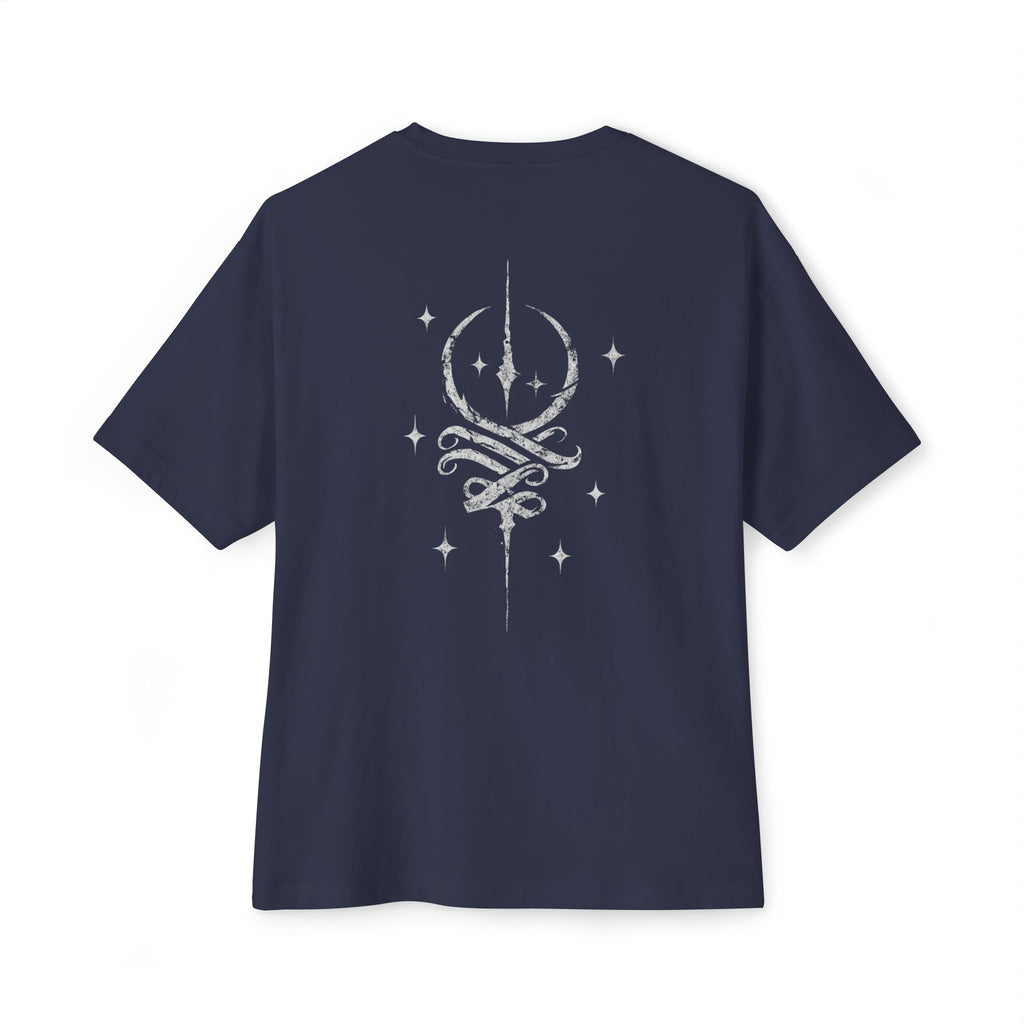 Cosmic Fluid Oversized Tee, Unisex T-Shirt, Streetwear, Trendy Fashion, Everyday Wear, Astrology Gift