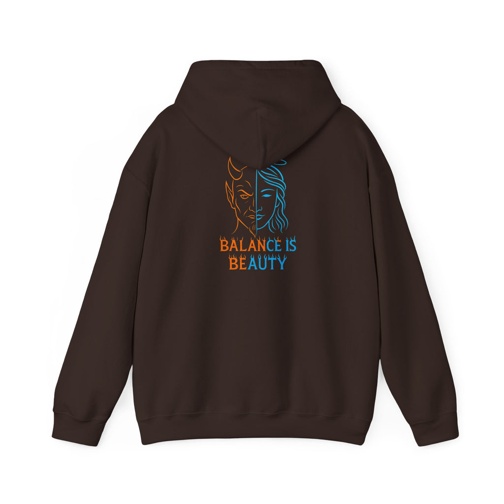 Duality Inspired Hoodie, Unisex Heavy Blend Sweatshirt, Balance is Beauty Apparel, Cozy Fashion, Gift for Her/Him, Casual Wear, Trendy [...]