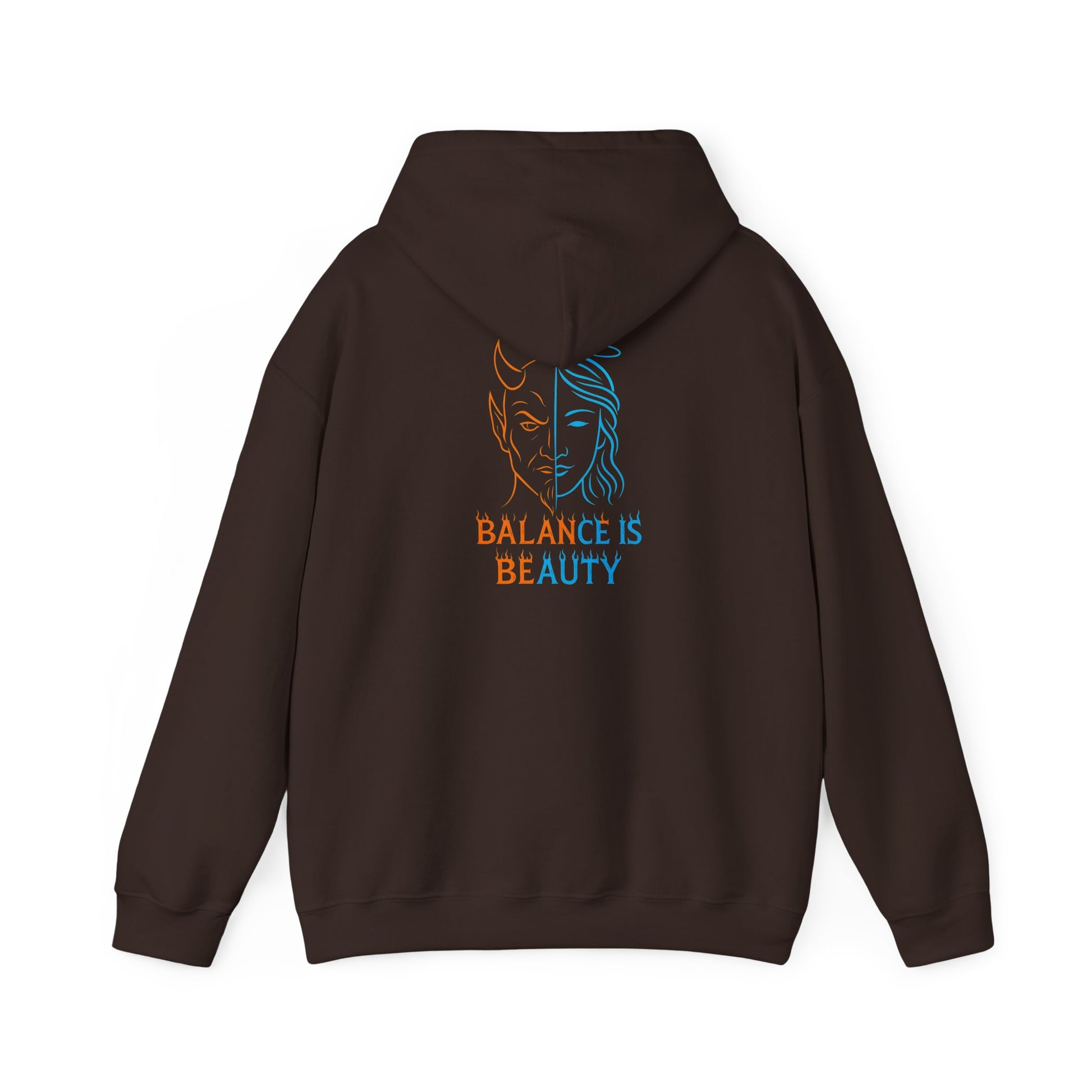 Duality Inspired Hoodie, Unisex Heavy Blend Sweatshirt, Balance is Beauty Apparel, Cozy Fashion, Gift for Her/Him, Casual Wear, Trendy [...]