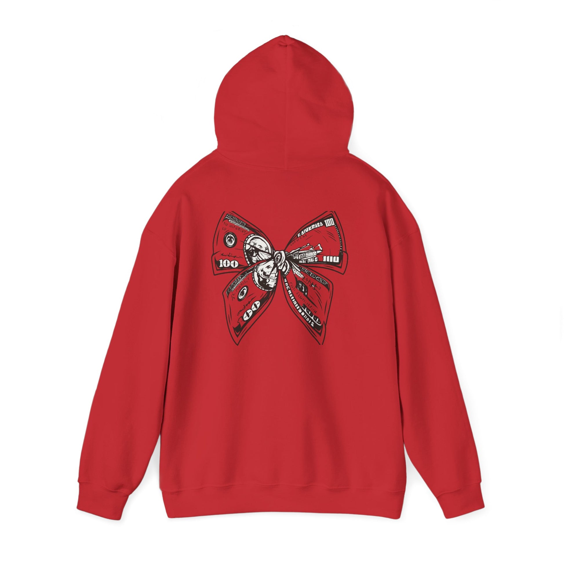 Rising Sun Hoodie with Money Bow Design | Cozy Unisex Sweatshirt for Chill Days, Gift for Friends, Streetwear, Spring Fashion