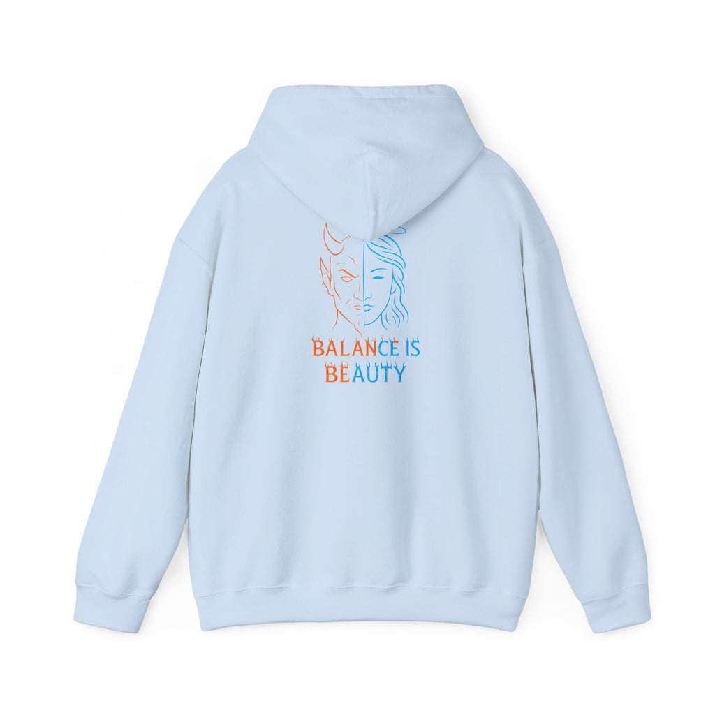 Duality Inspired Hoodie, Unisex Heavy Blend Sweatshirt, Balance is Beauty Apparel, Cozy Fashion, Gift for Her/Him, Casual Wear, Trendy [...]