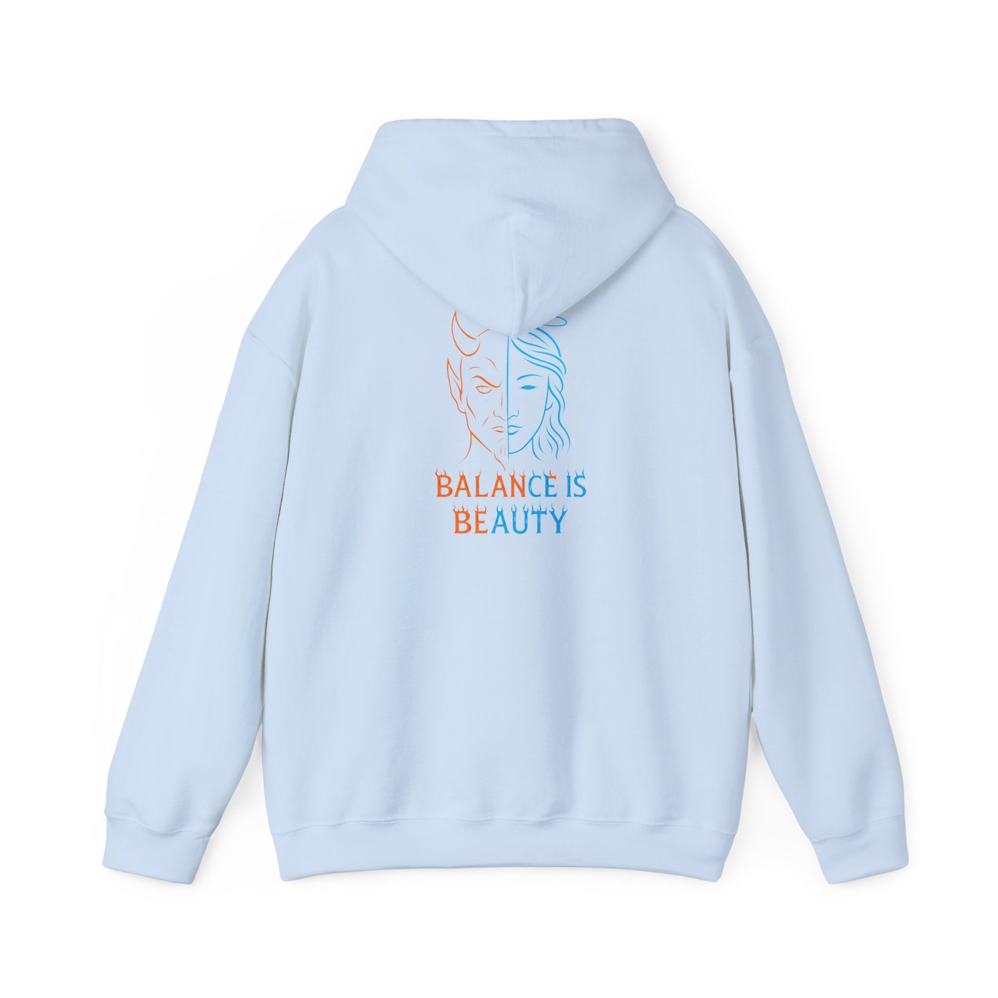 Duality Inspired Hoodie, Unisex Heavy Blend Sweatshirt, Balance is Beauty Apparel, Cozy Fashion, Gift for Her/Him, Casual Wear, Trendy [...]