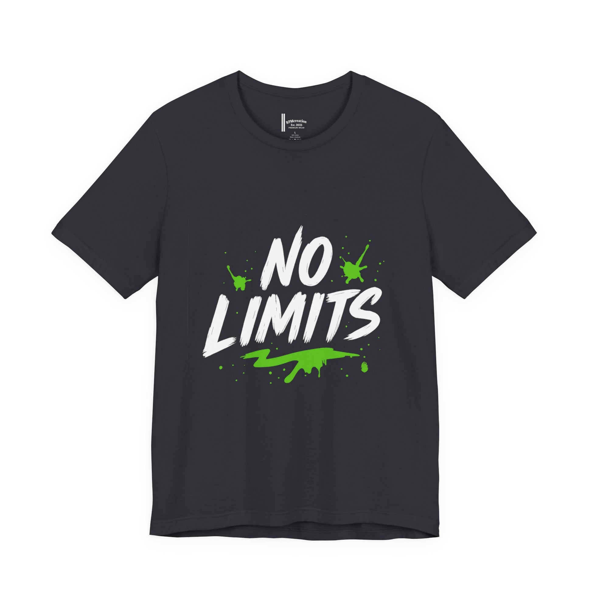 No Limits Unisex Tee - Trendy Graphic T-Shirt for Men & Women, Casual Wear, Gift for Adventurers, Motivational Apparel