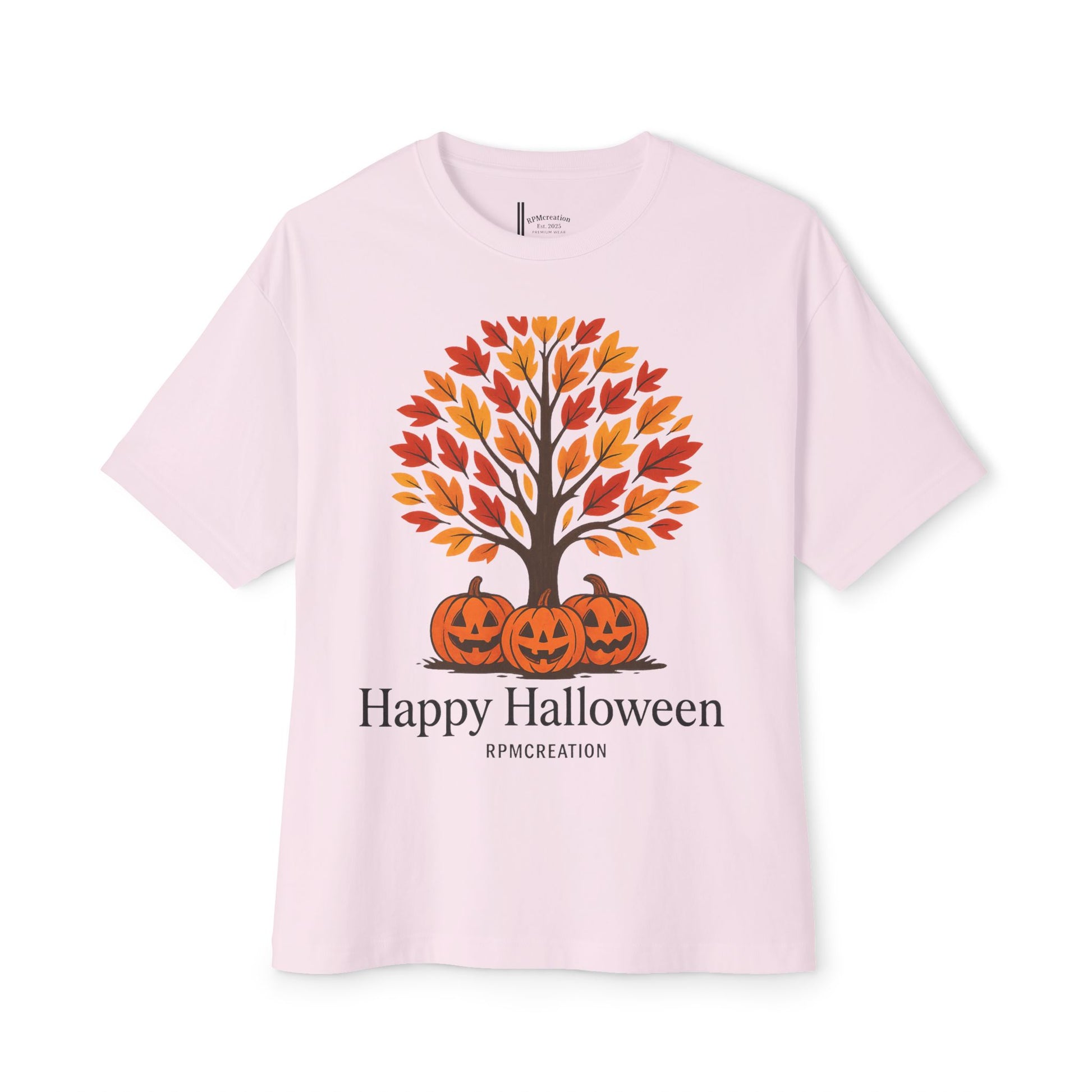 Happy Halloween Unisex Oversized Boxy Tee